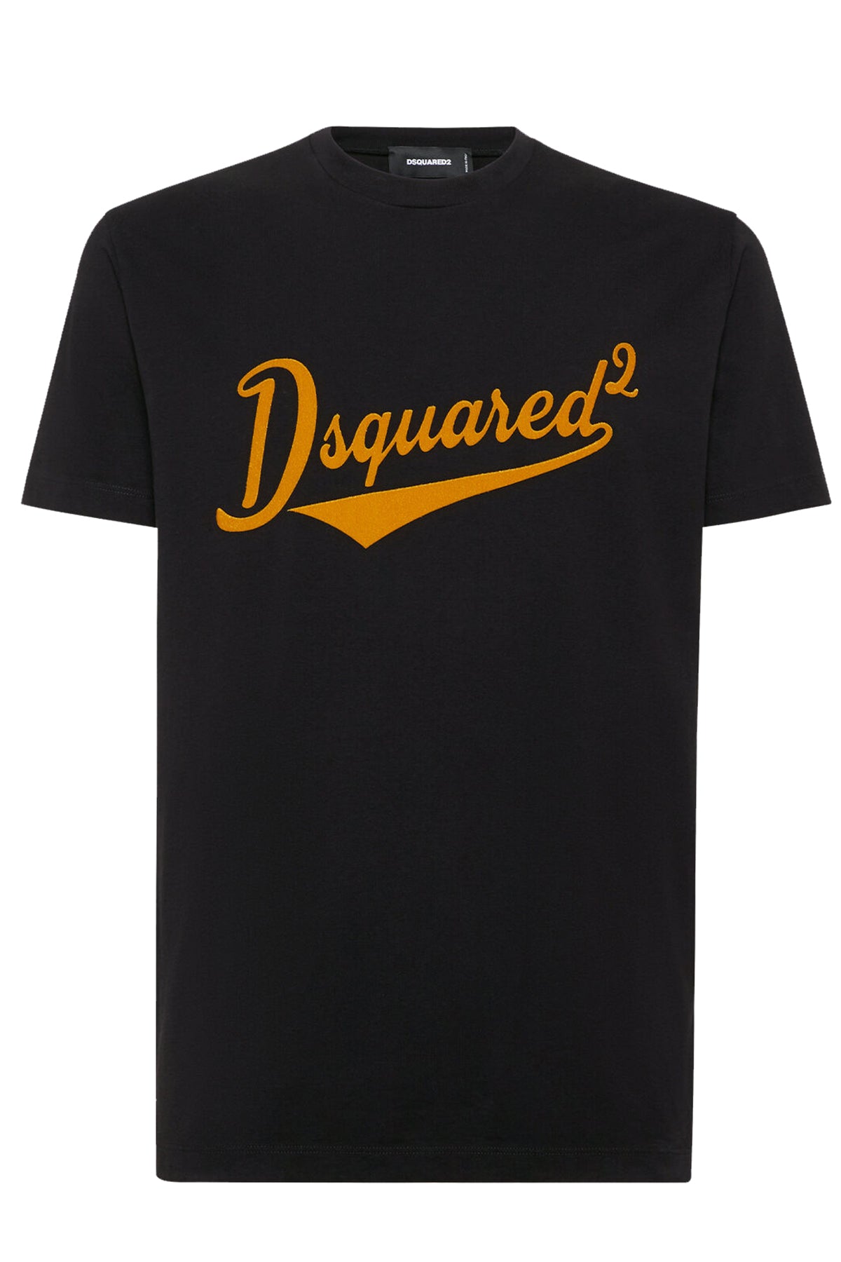 Dsquared2 Herren Velvet Logo T-Shirt Schwarz SCHWARZ Bild 1