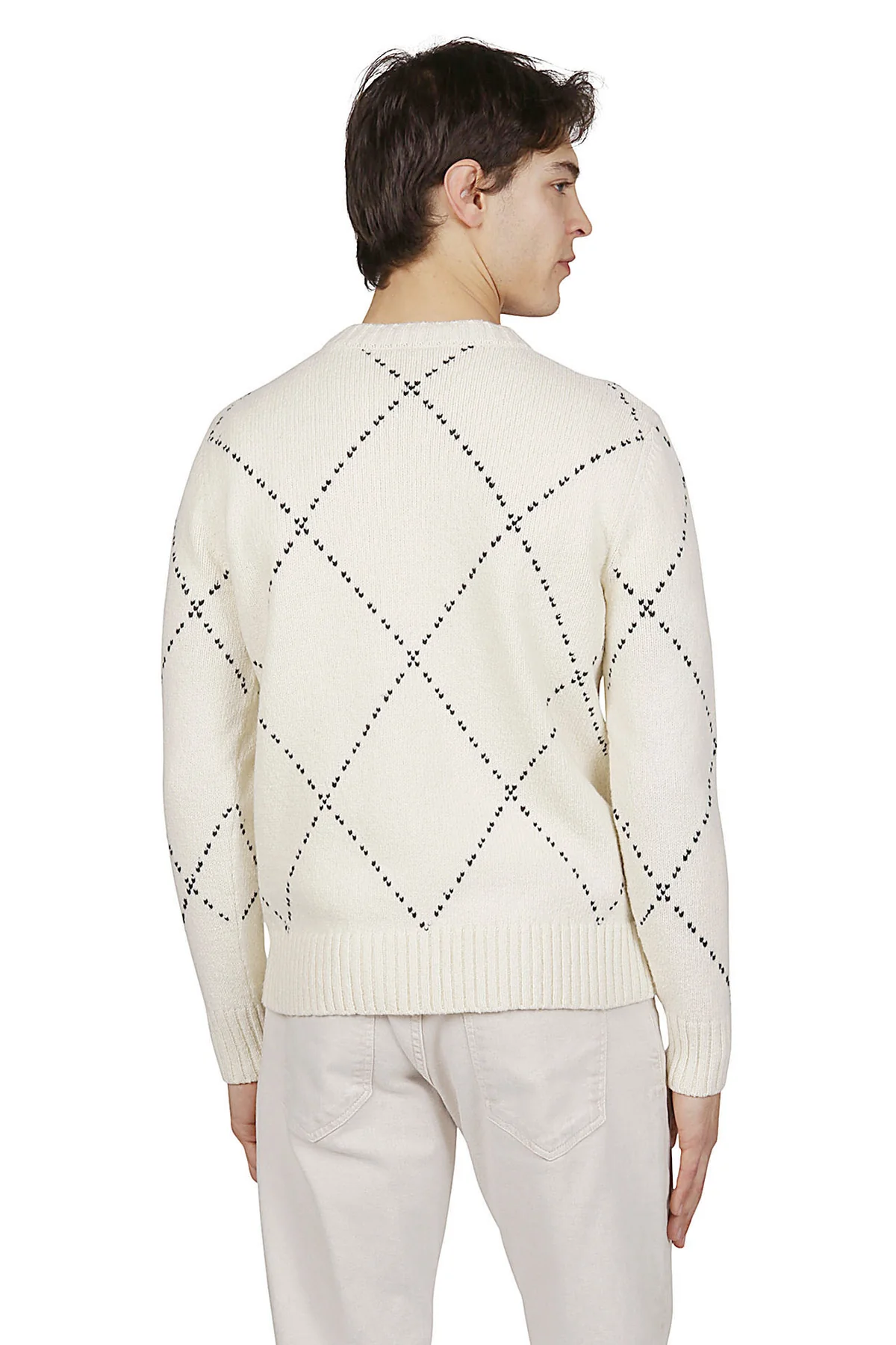 Eleventy Herren Strickpullover Creme Weiss NATUR-WEISS Bild 3