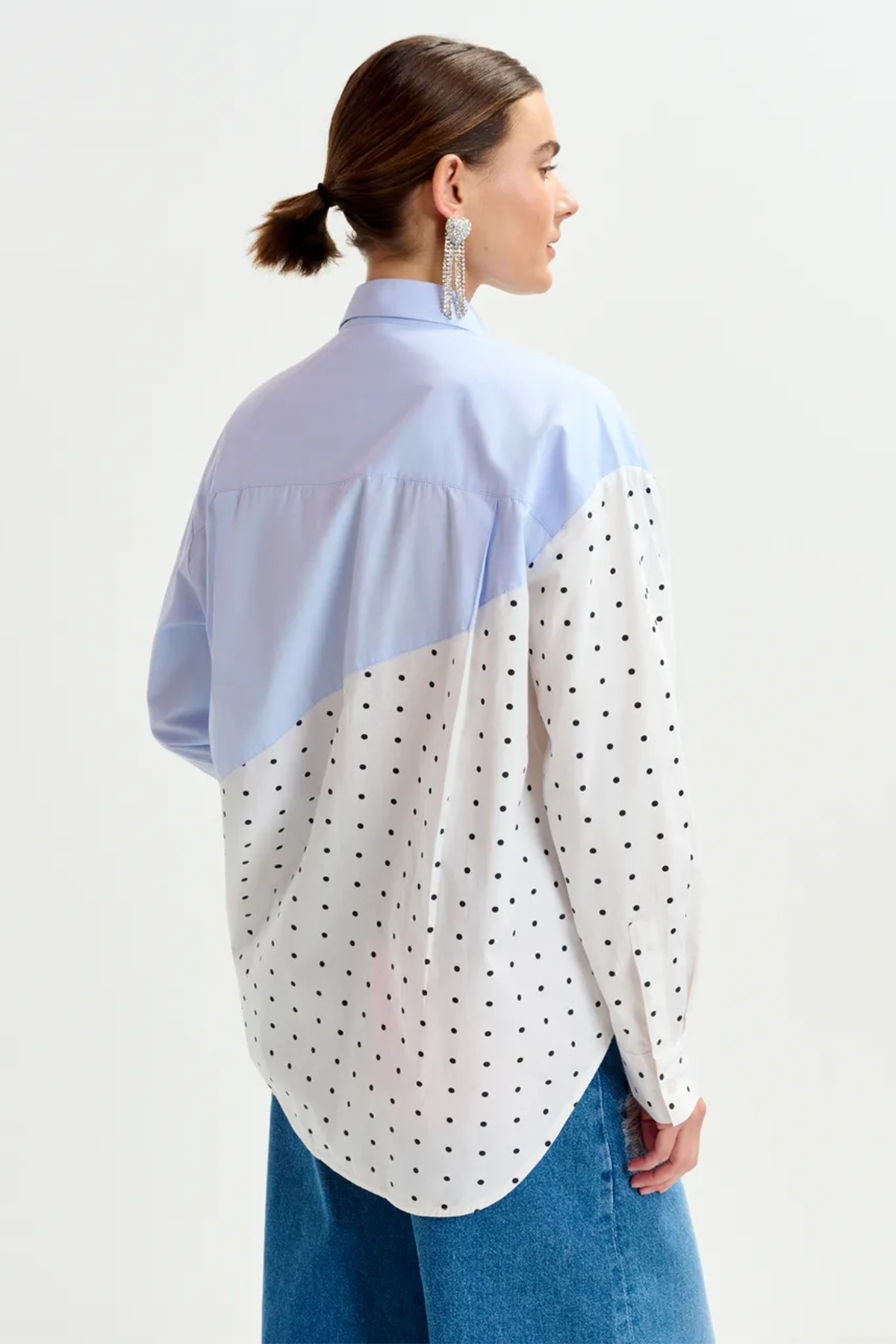 Essentiel Antwerp Damen Bluse Independence Blau/Weiss I1PK Bild 3