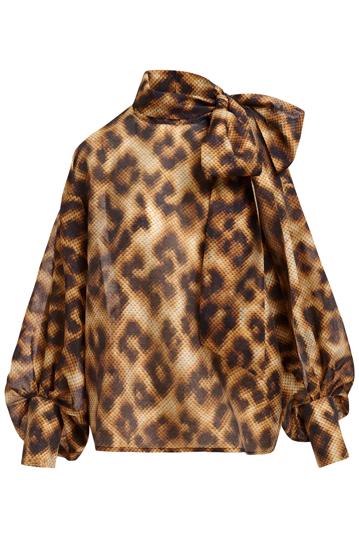 Essentiel Antwerp Damen Oversized-Bluse Karismatic Braun BEIGE Bild 1