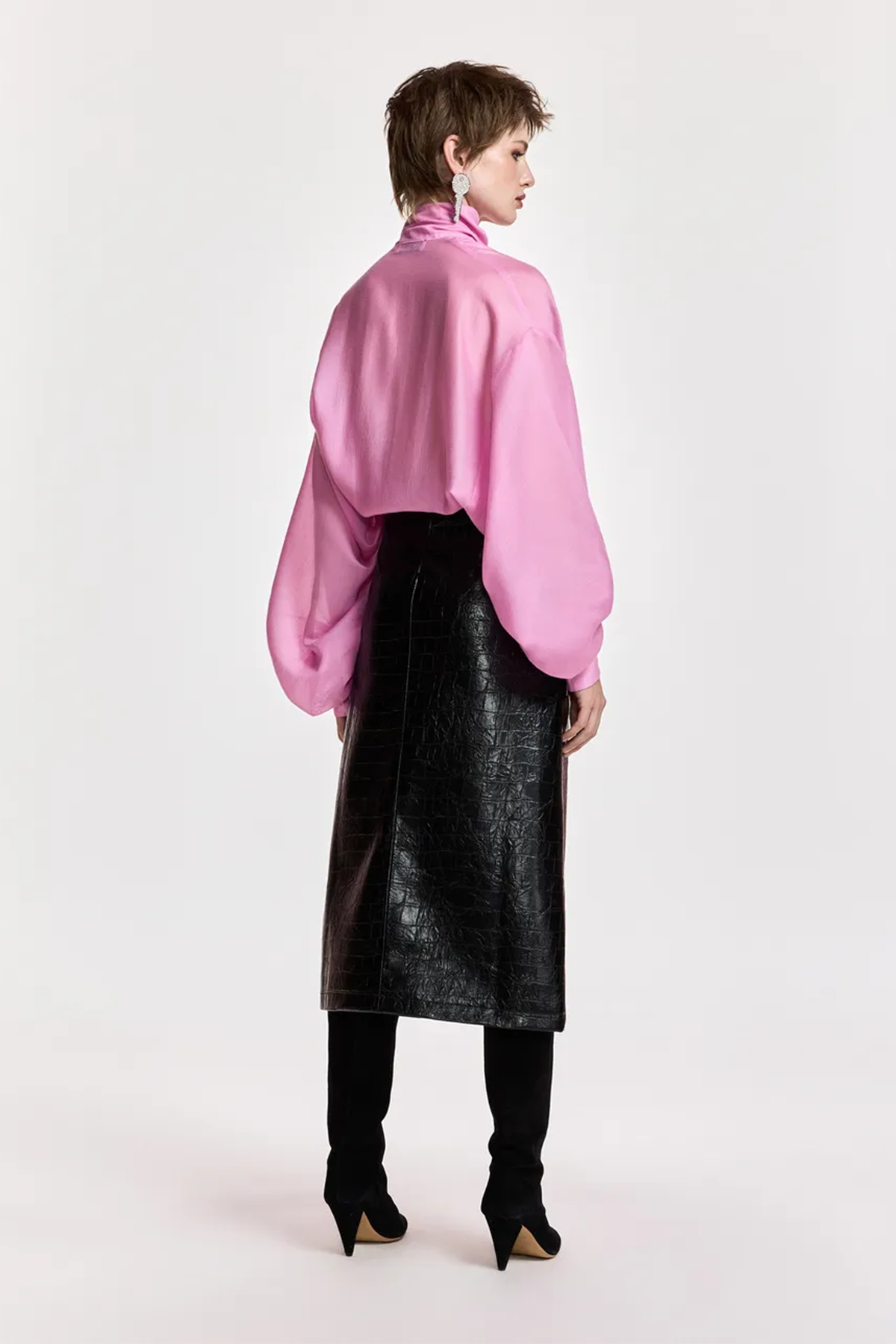 Essentiel Antwerp Damen Oversized-Bluse Karismatic Rosa PINK Bild 3