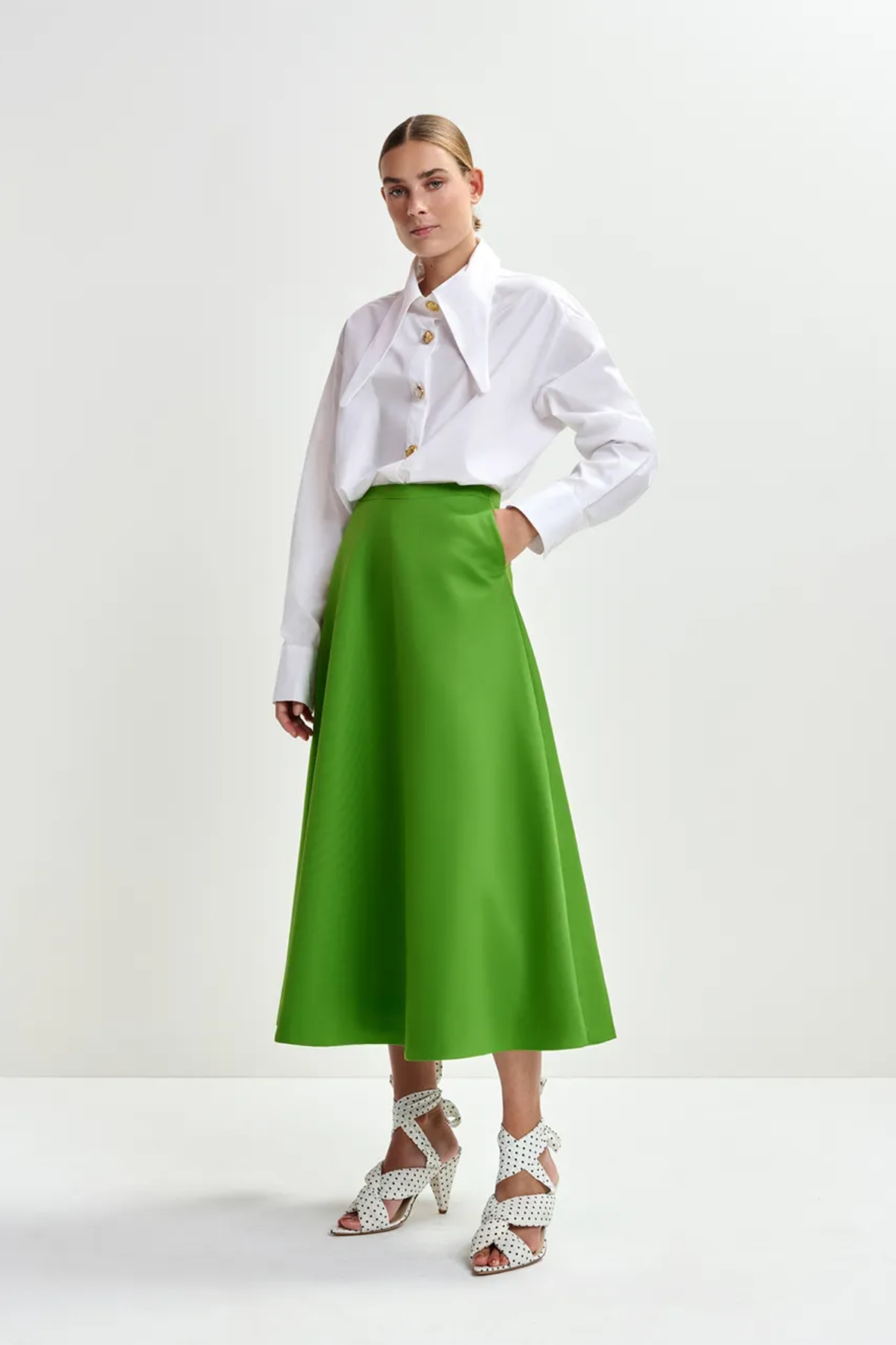 Essentiel Antwerp Damen Rock Julio Grün GRÜN Bild 3