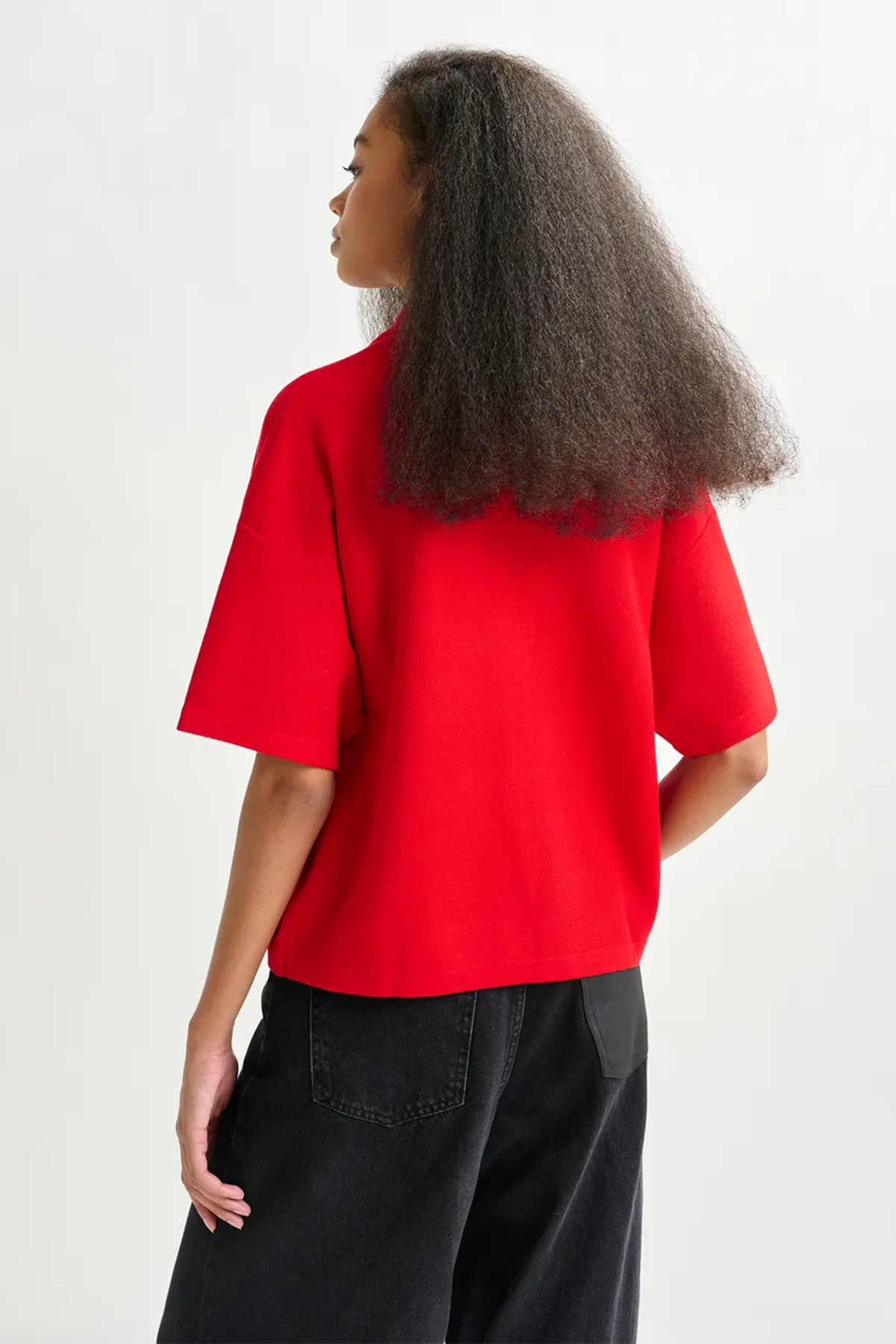Essentiel Antwerp Damen Strickpolo Internationale Rot Santa Claus Bild 3