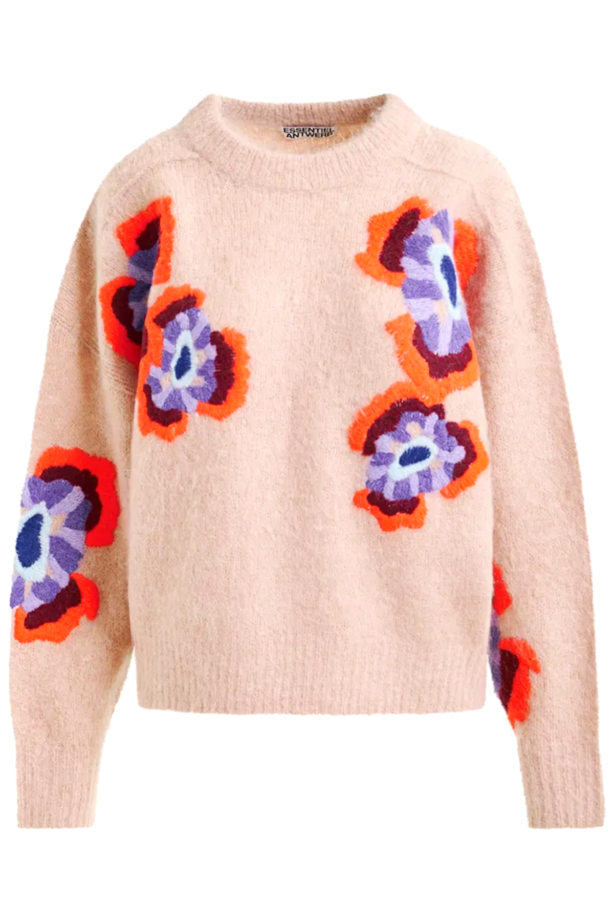 Essentiel Antwerp Damen Strickpullover Impossible1 Beige/Multi I1FF Bild 1