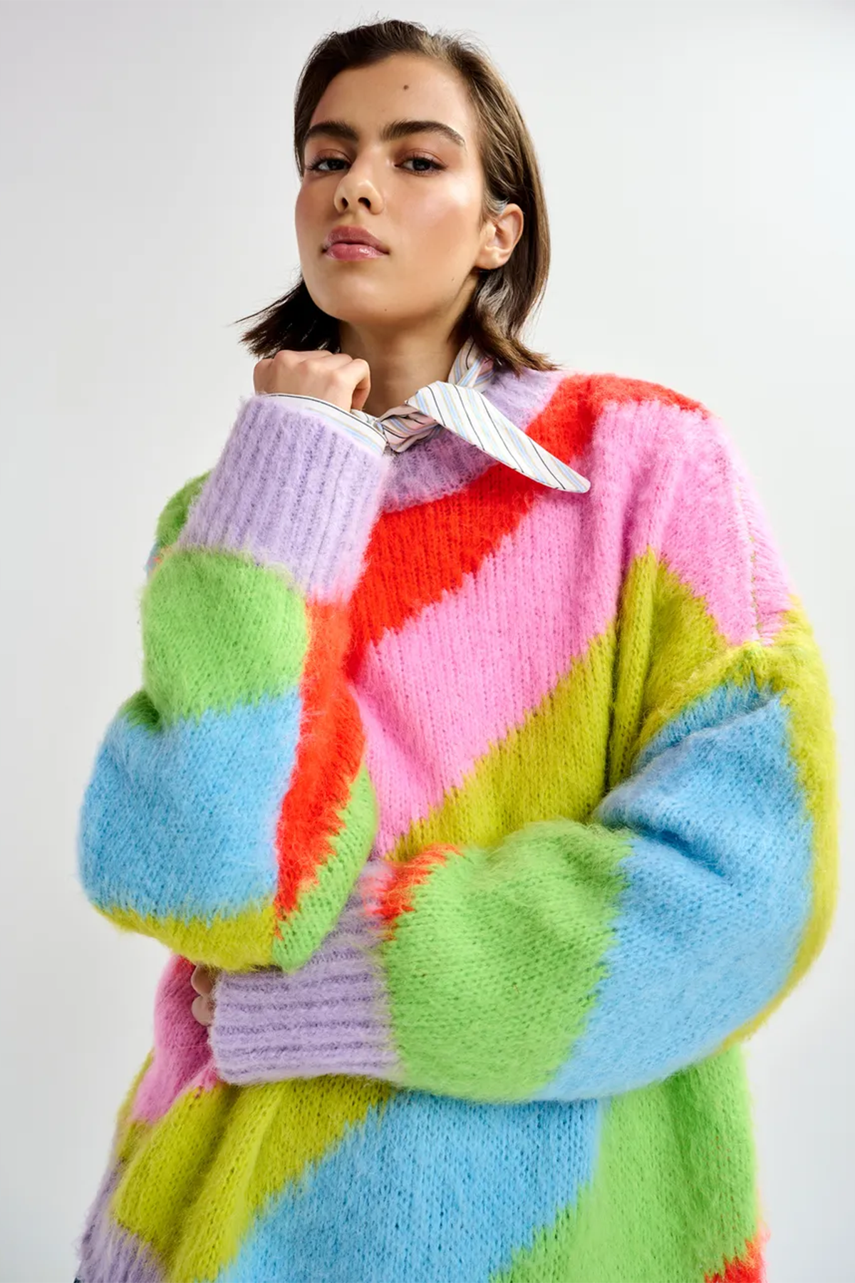 Essentiel Antwerp Damen Strickpullover Jolor Bunt BUNT Bild 3