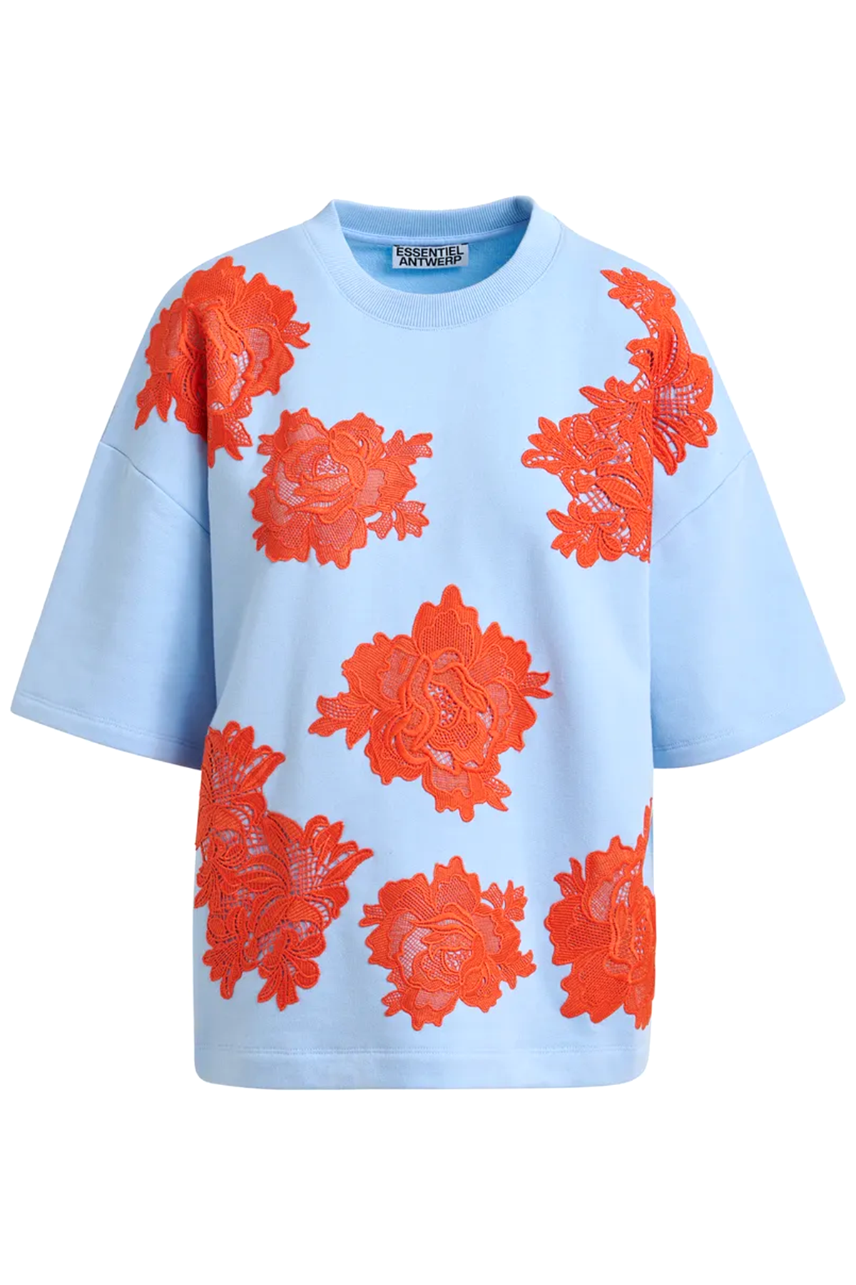 Essentiel Antwerp Damen Sweatshirt Jista Hellblau(Orange HELLBLAU Bild 1