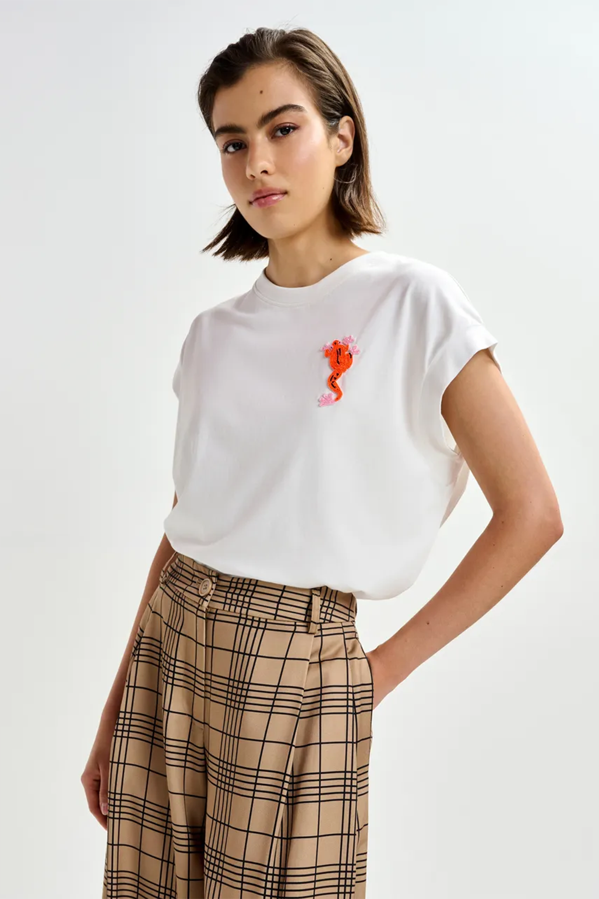 Essentiel Antwerp Damen T-Shirt Jungala Weiss NATUR-WEISS Bild 2