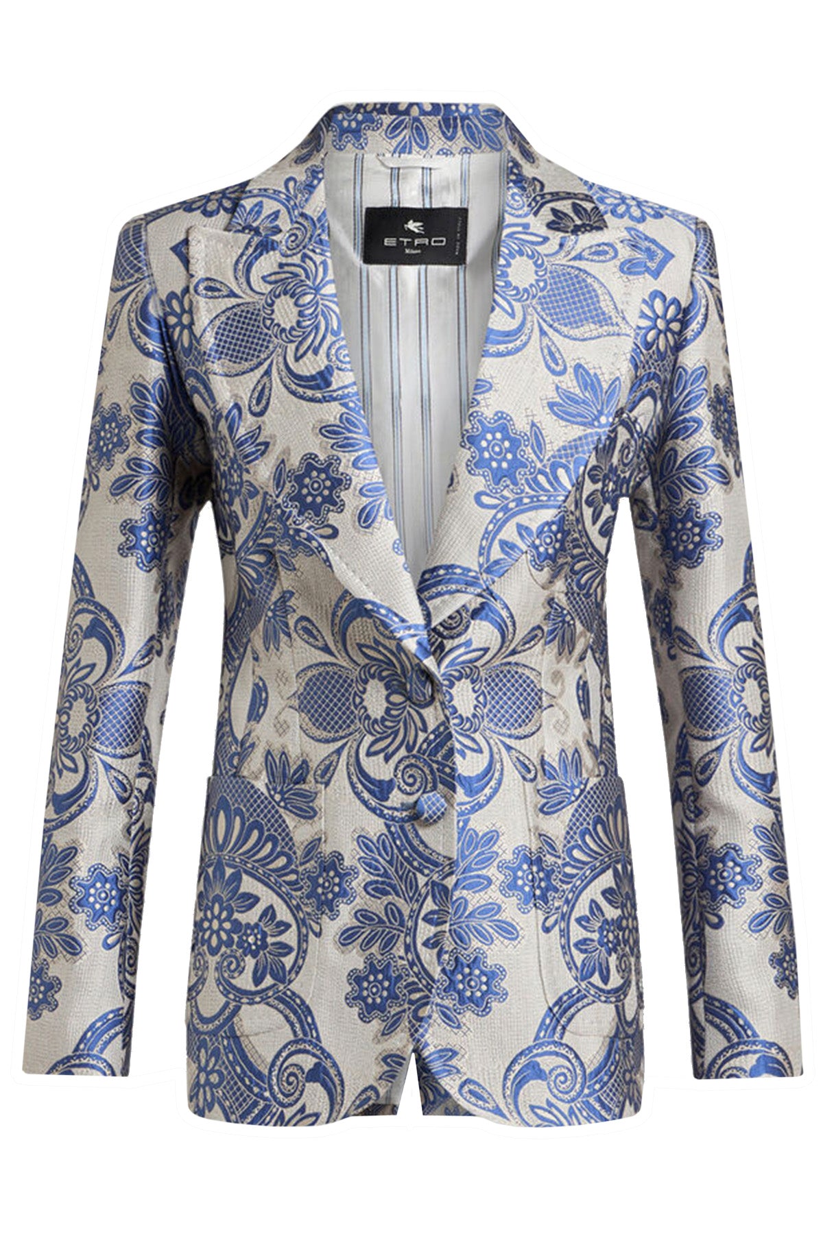 Etro Damen Jacquard-Blazer Navyblau BLAU Bild 1