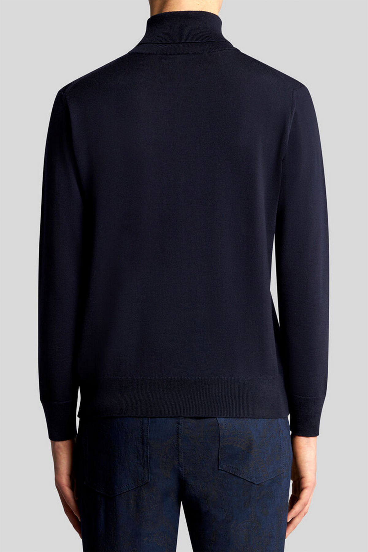 Etro Strickpullover mit T-Neck Marine-Blau MARINE-BLAU MARINE-BLAU Bild 3