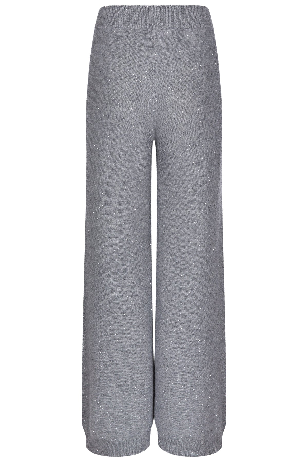 Fabiana Filippi gestrickte Damen Hose Hellgrau GRAU Bild 2