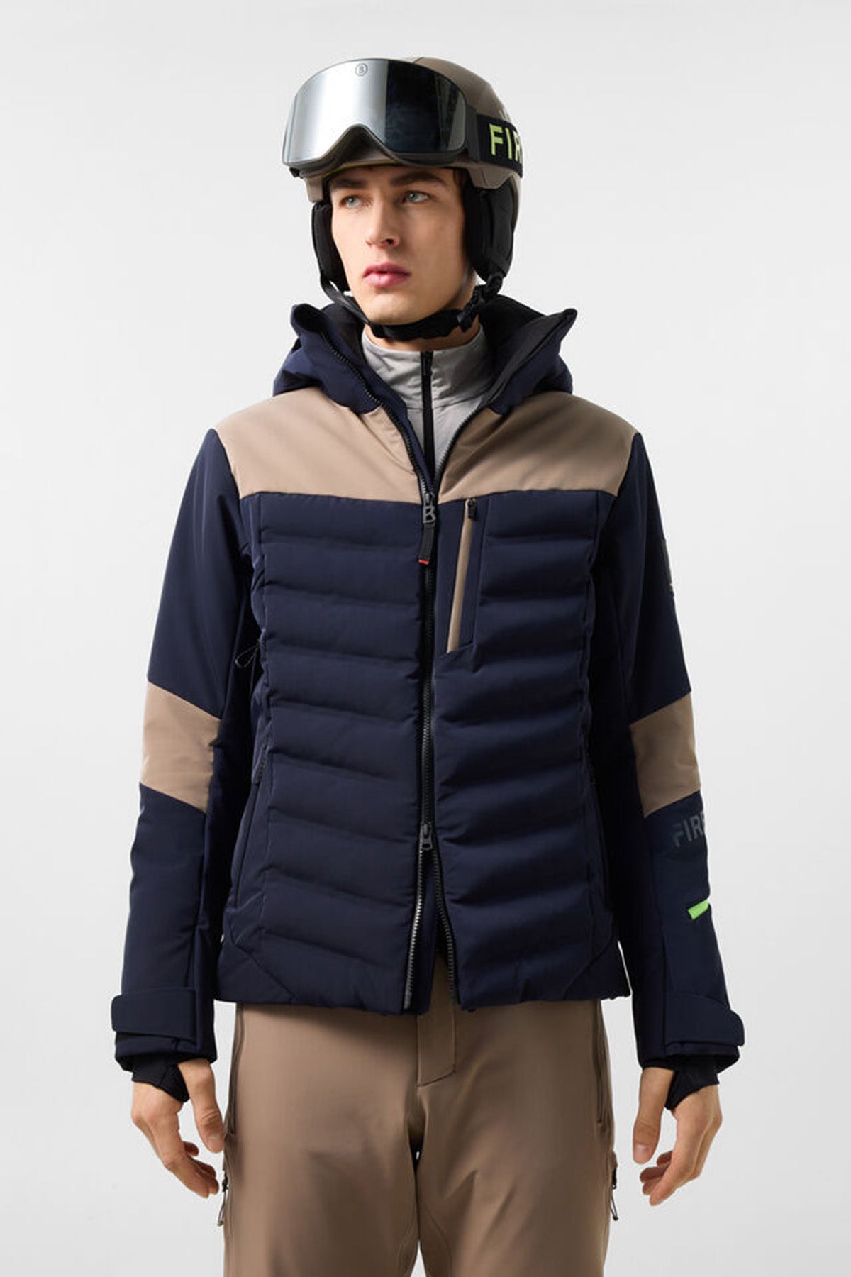 Fire & Ice Herren Skijacke Radek Navy/Taupe 468 Bild 3