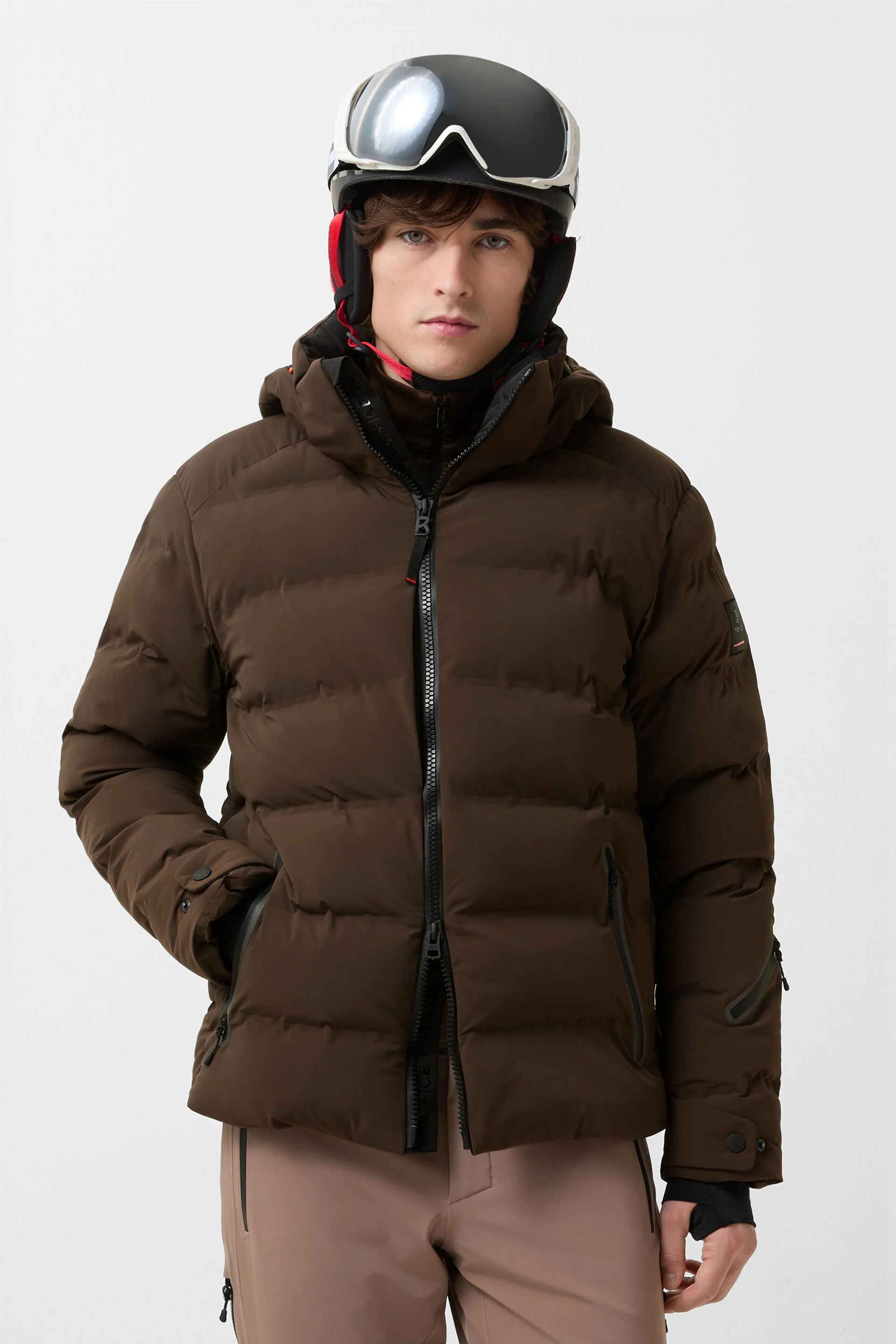 Fire & Ice Herren Skijacke Tec-Luka Braun 847 Bild 3