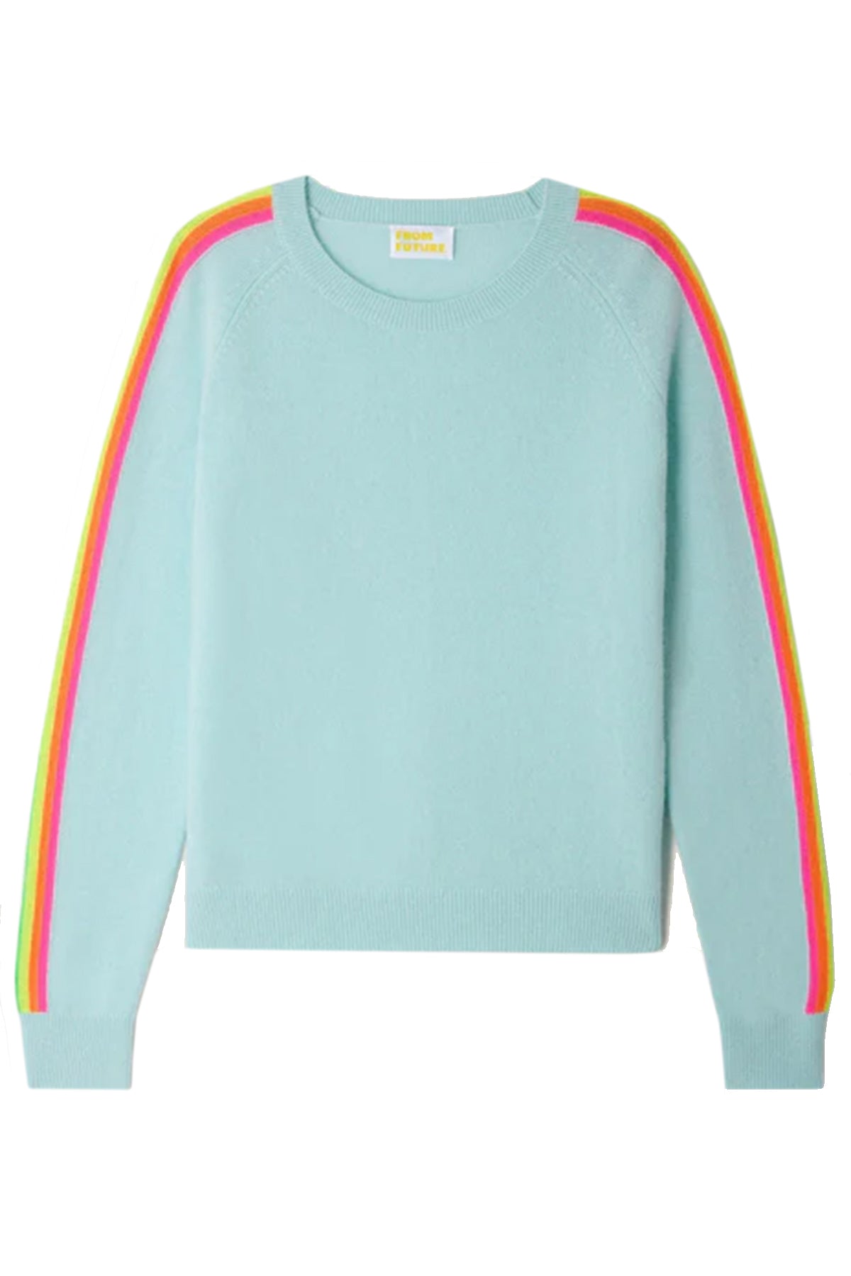 FROM FUTURE Damen Kaschmirpullover Hellblau HELLBLAU Bild 1