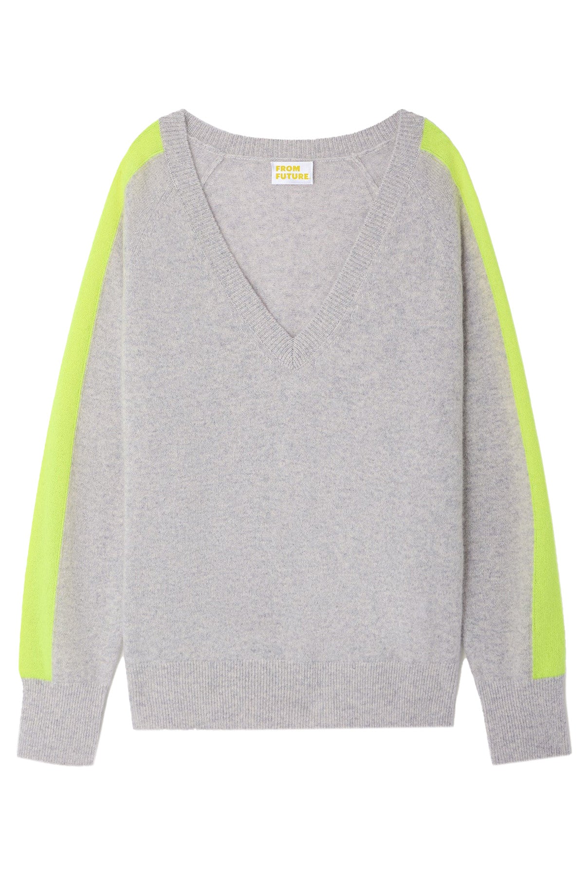 FROM FUTURE Damen Kaschmirpullover Hellgrau GRAU Bild 1