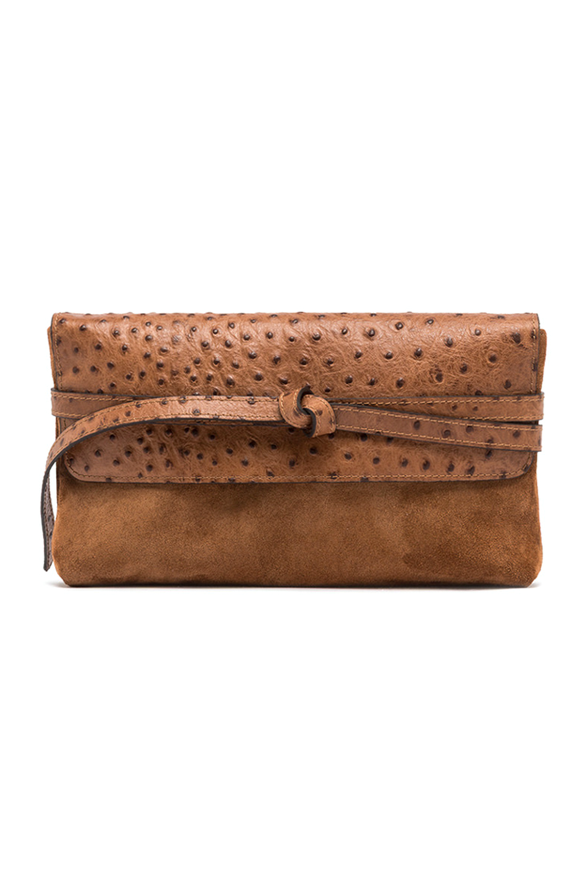 Gianni Chiarini Damen Clutch Belty Cognac HELLBRAUN Bild 1