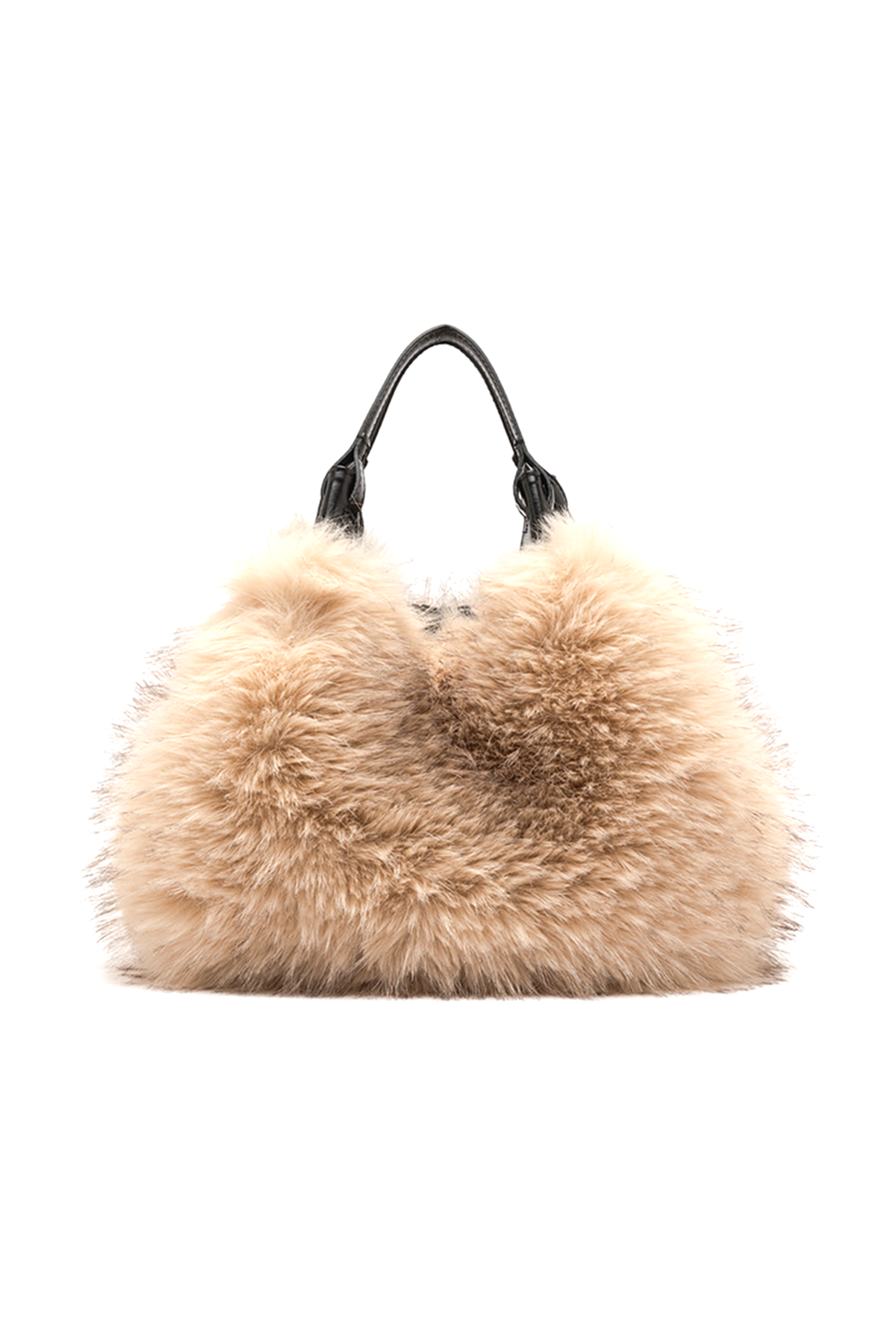 Gianni Chiarini Damen Handtasche Dua aus Kunstpelz Alabster ALABASTER Bild 1