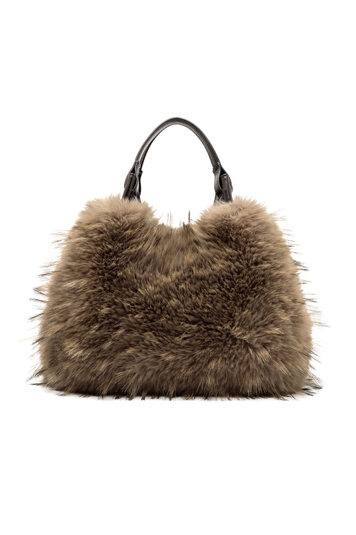 Gianni Chiarini Damen Handtasche Dua aus Kunstpelz Espresso BRAUN Bild 1