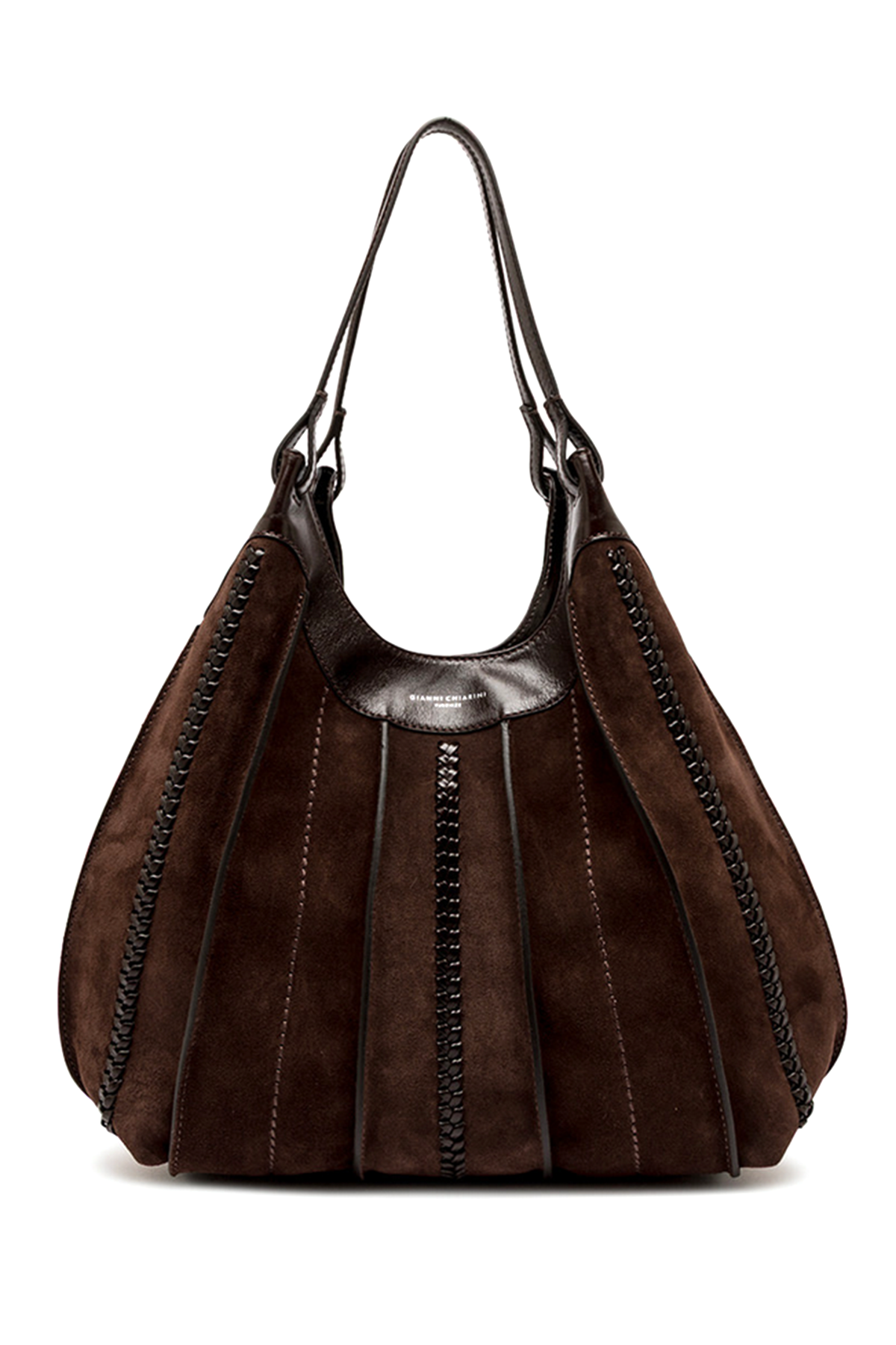 Gianni Chiarini Damen Handtasche Dua Espresso BRAUN Bild 1