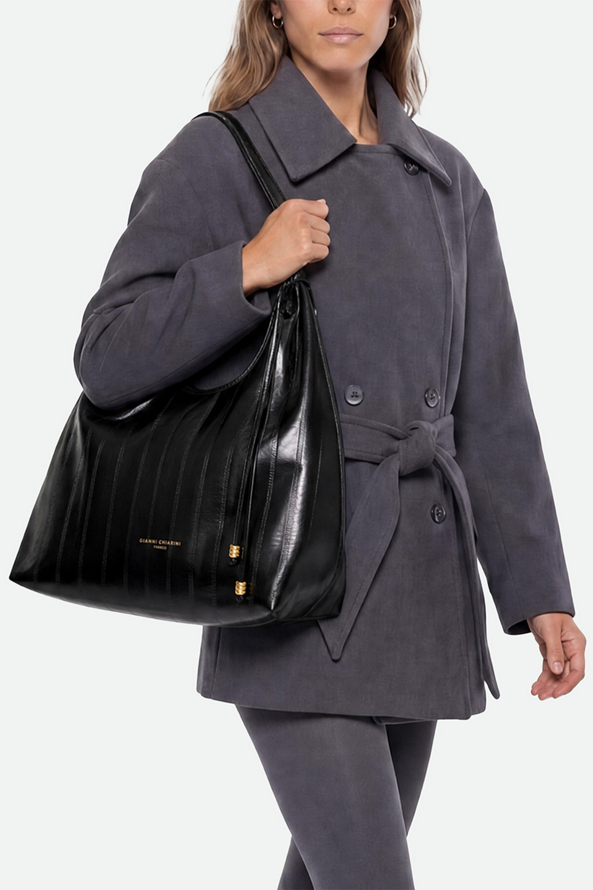 Gianni Chiarini Damen Handtasche Dua Nero SCHWARZ Bild 2