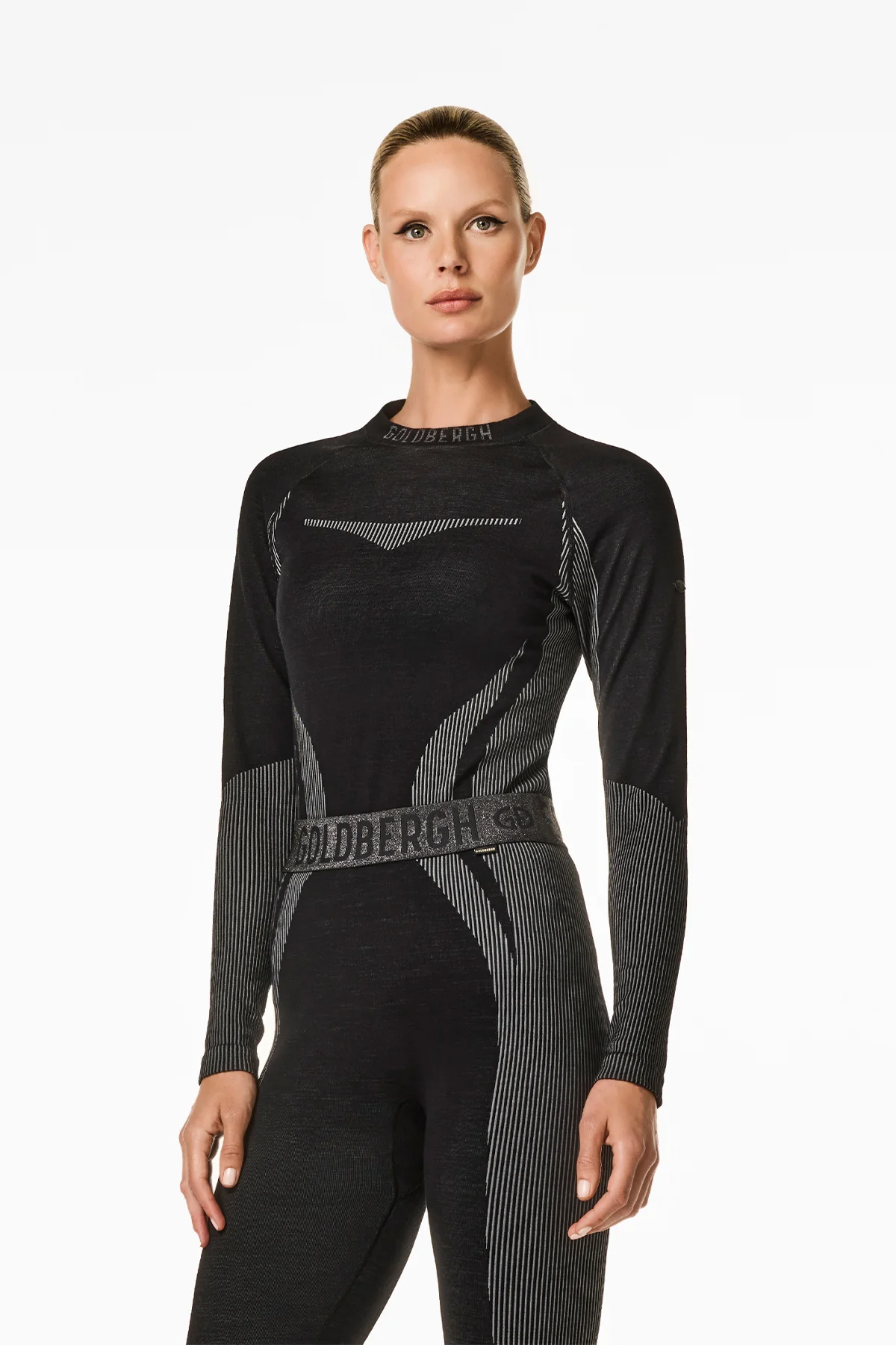 Goldbergh Damen Baselayer Shirt Slick Schwarz SCHWARZ Bild 2