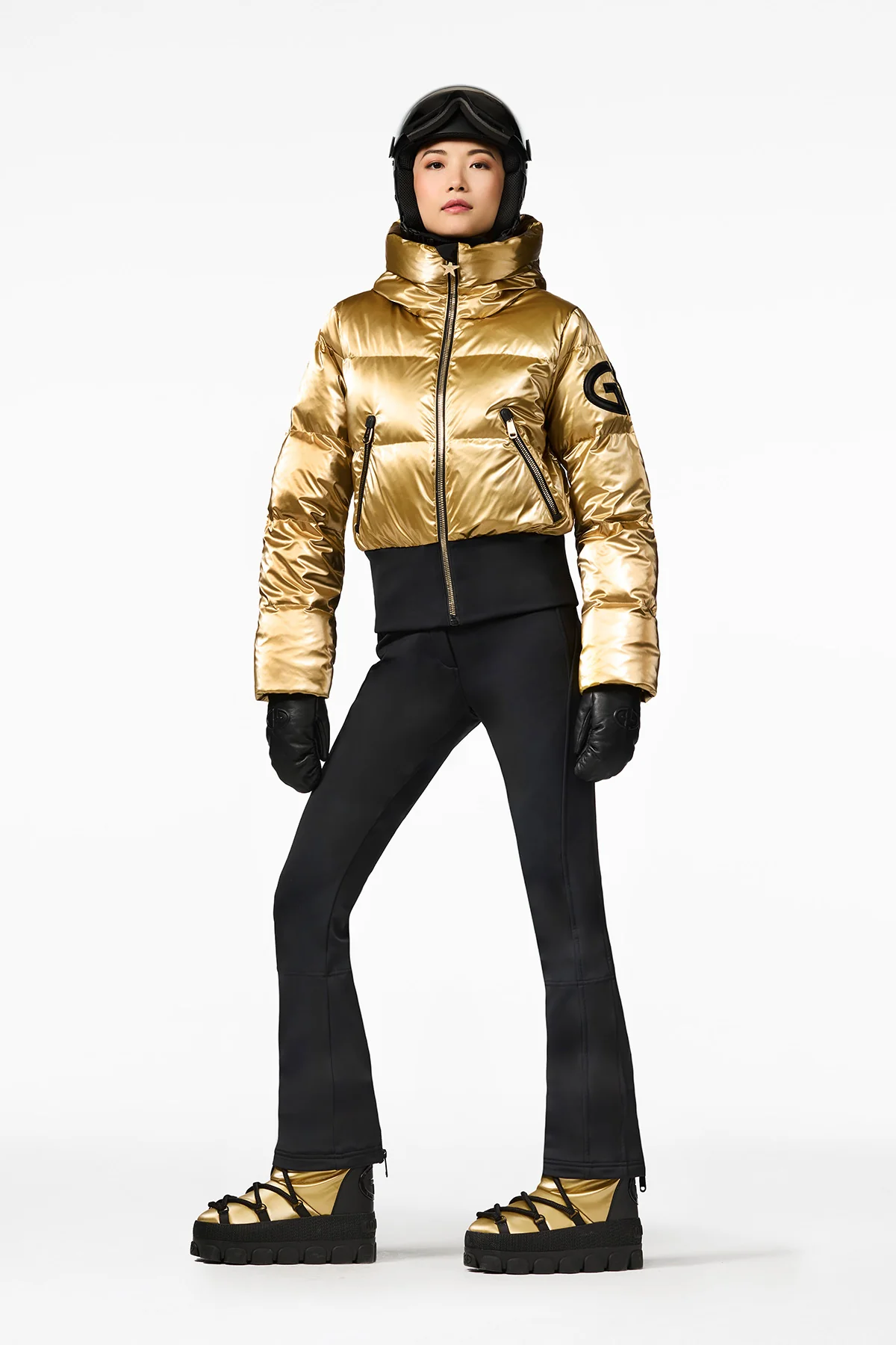Goldbergh Damen Daunenjacke Bombardino, Gold GOLD Bild 2