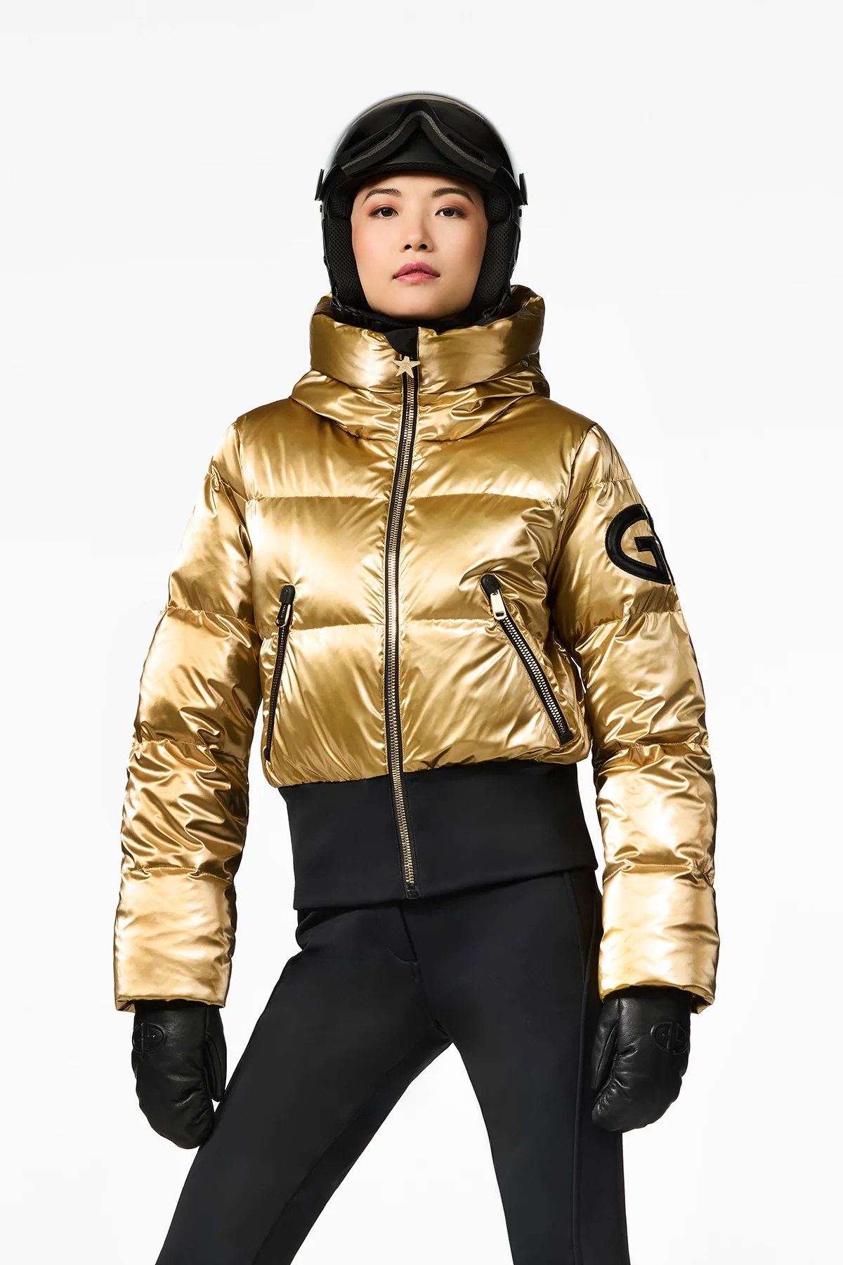 Goldbergh Damen Daunenjacke Bombardino, Gold GOLD Bild 3