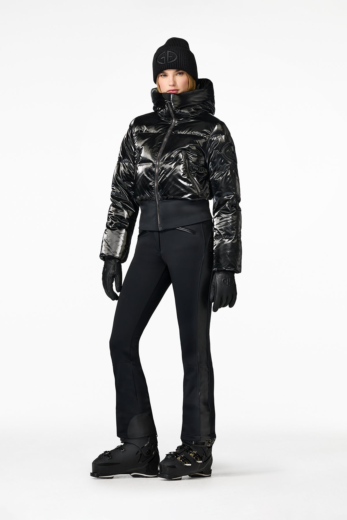 Goldbergh Damen Daunenjacke Bombardino, Schwarz SCHWARZ Bild 5