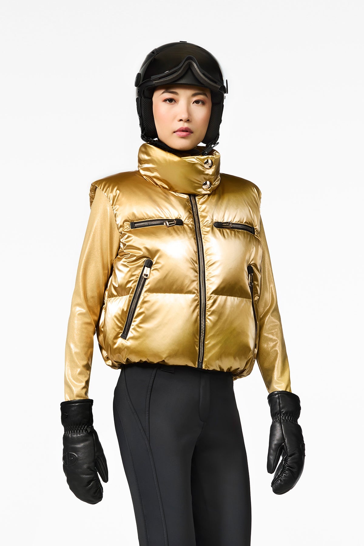 Goldbergh Damen Daunenweste Éclat Gold GOLD Bild 2