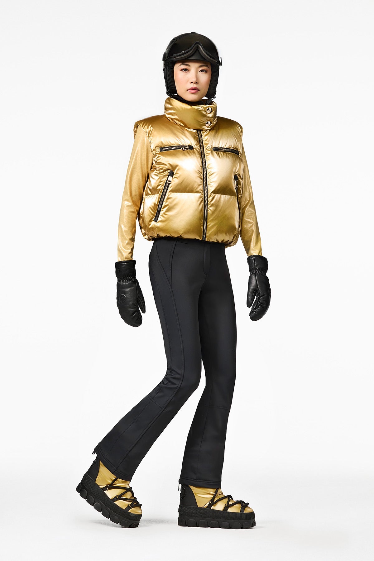 Goldbergh Damen Daunenweste Éclat Gold GOLD Bild 3