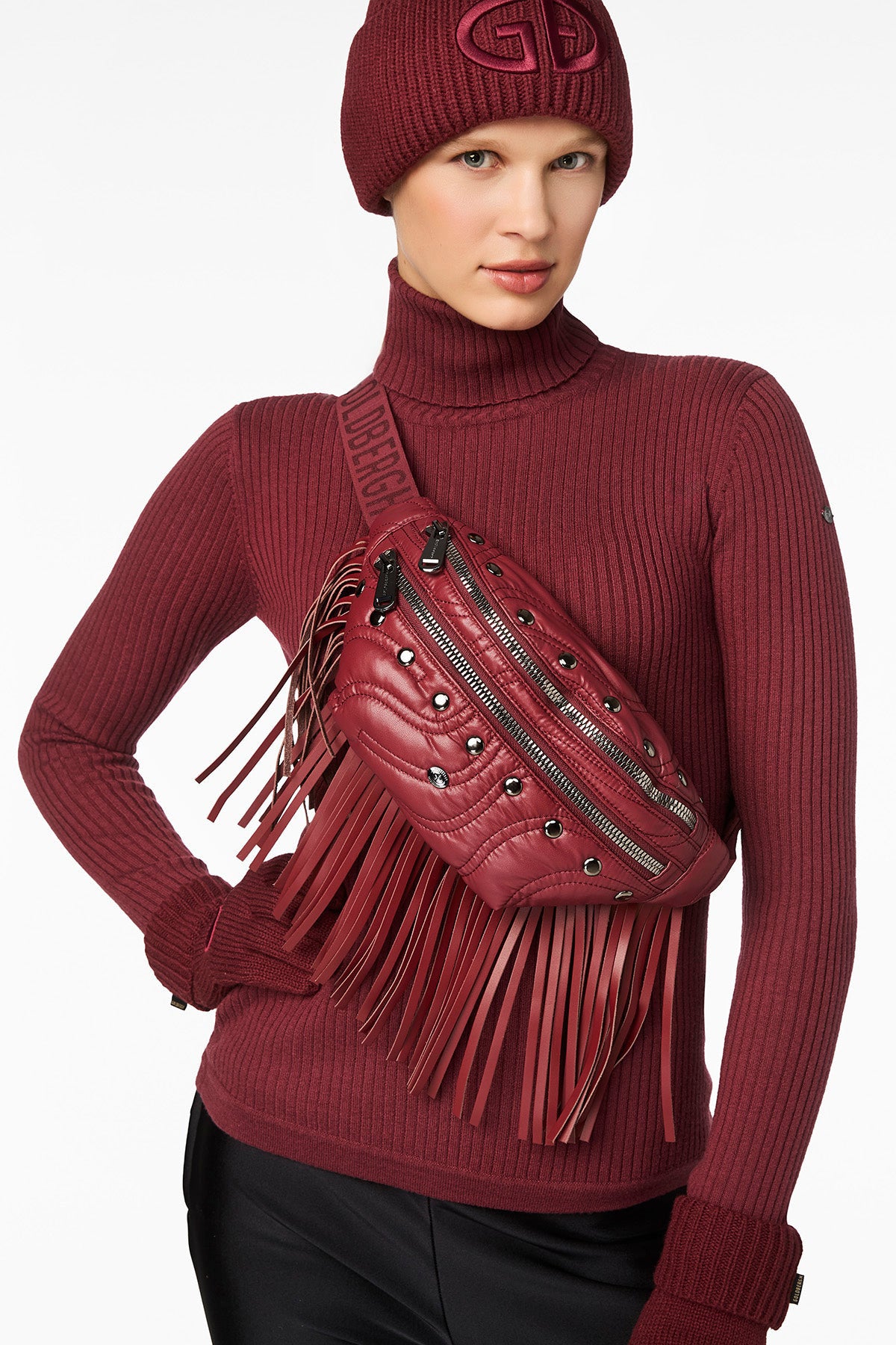 Goldbergh Damen Gürteltasche Sorriso Vino Rosso ROT Bild 2