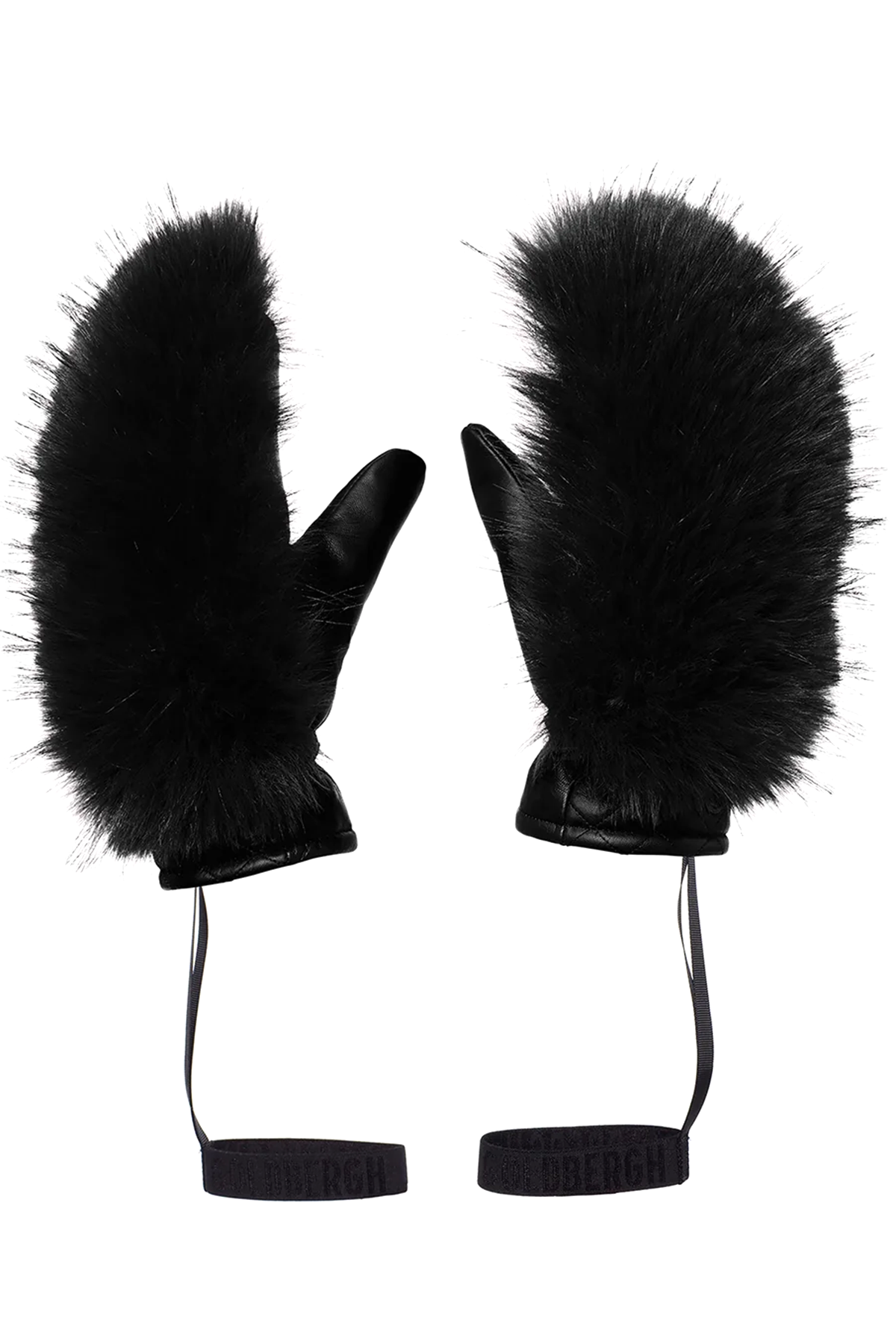 Goldbergh Damen Handschuhe Hill Mittens Faux Fur Schwarz 9000 black Bild 1