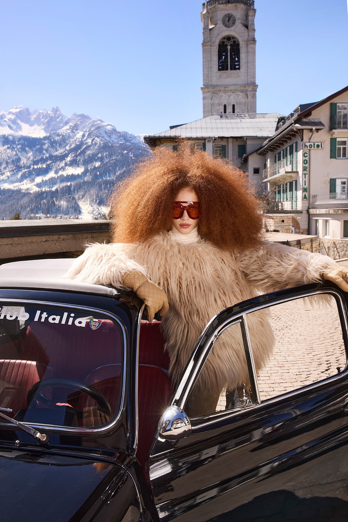 Goldbergh Damen Kunstfelljacke Elia Beige 8380 sgroppino Bild 7