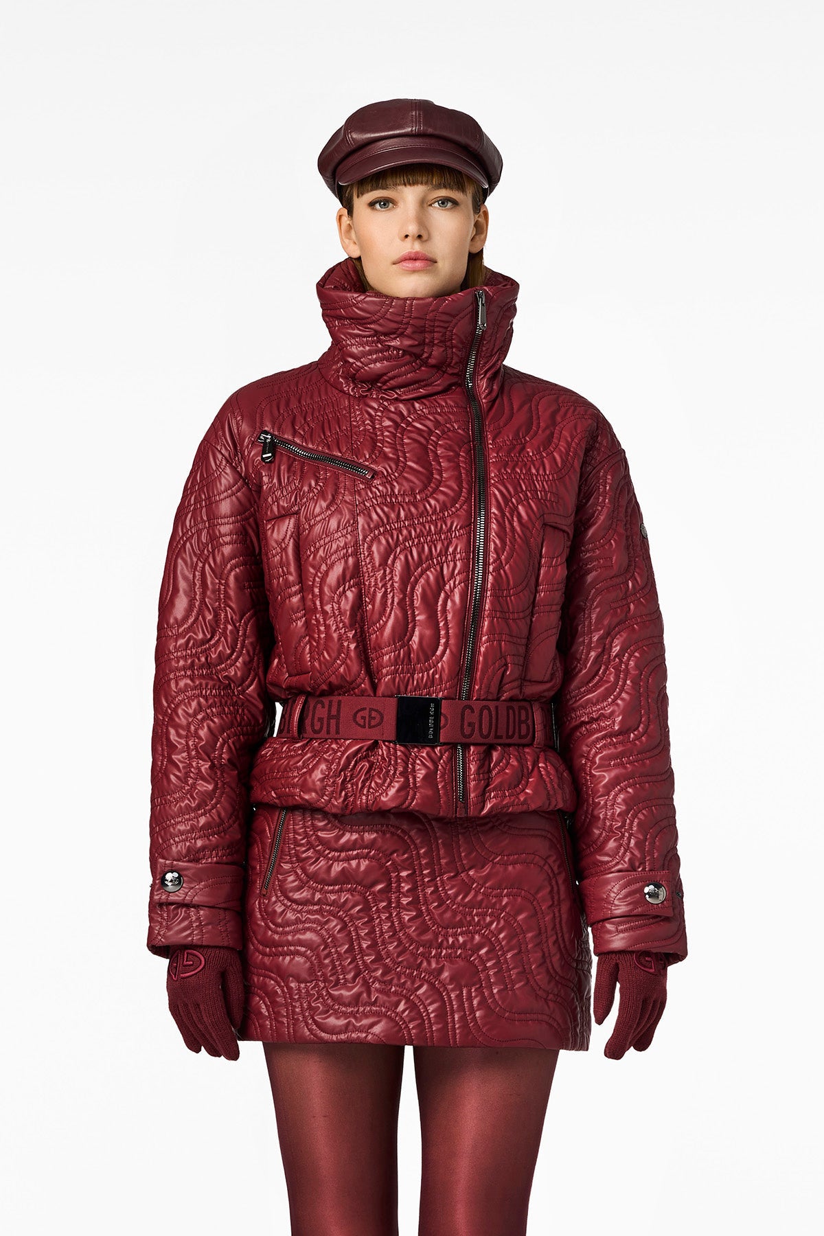 Goldbergh Damen Kunstlederjacke Maya Vino Rosso ROT Bild 2