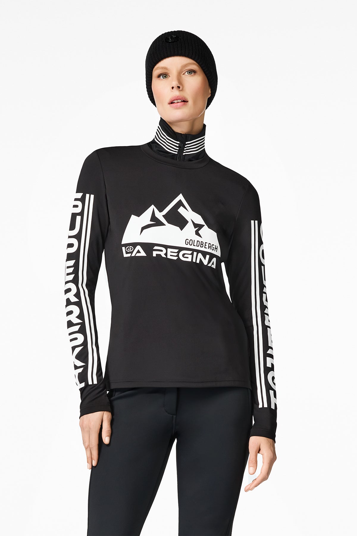 Goldbergh Damen Langarmshirt Rosanna Schwarz SCHWARZ Bild 2