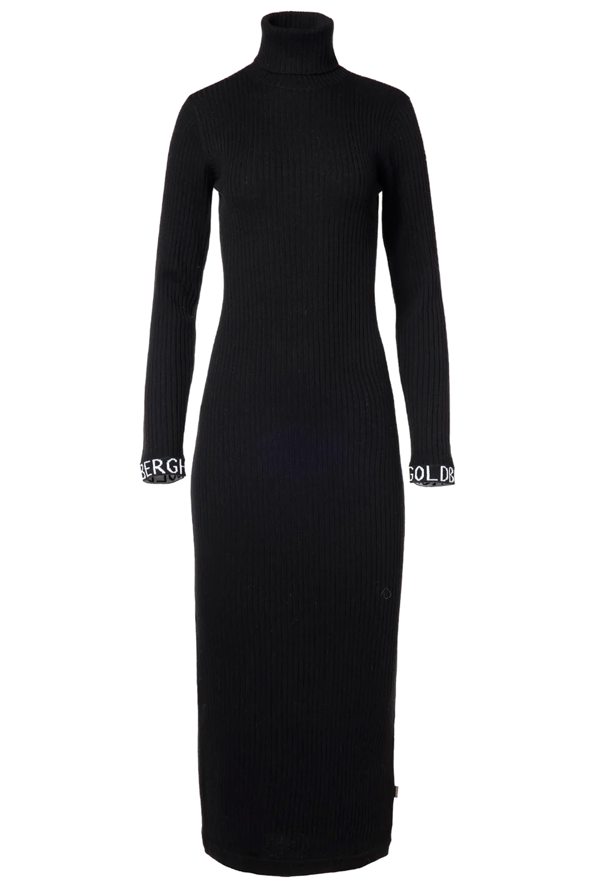 Goldbergh Damen Maxistrickkleid Mireille, Schwarz SCHWARZ Bild 1