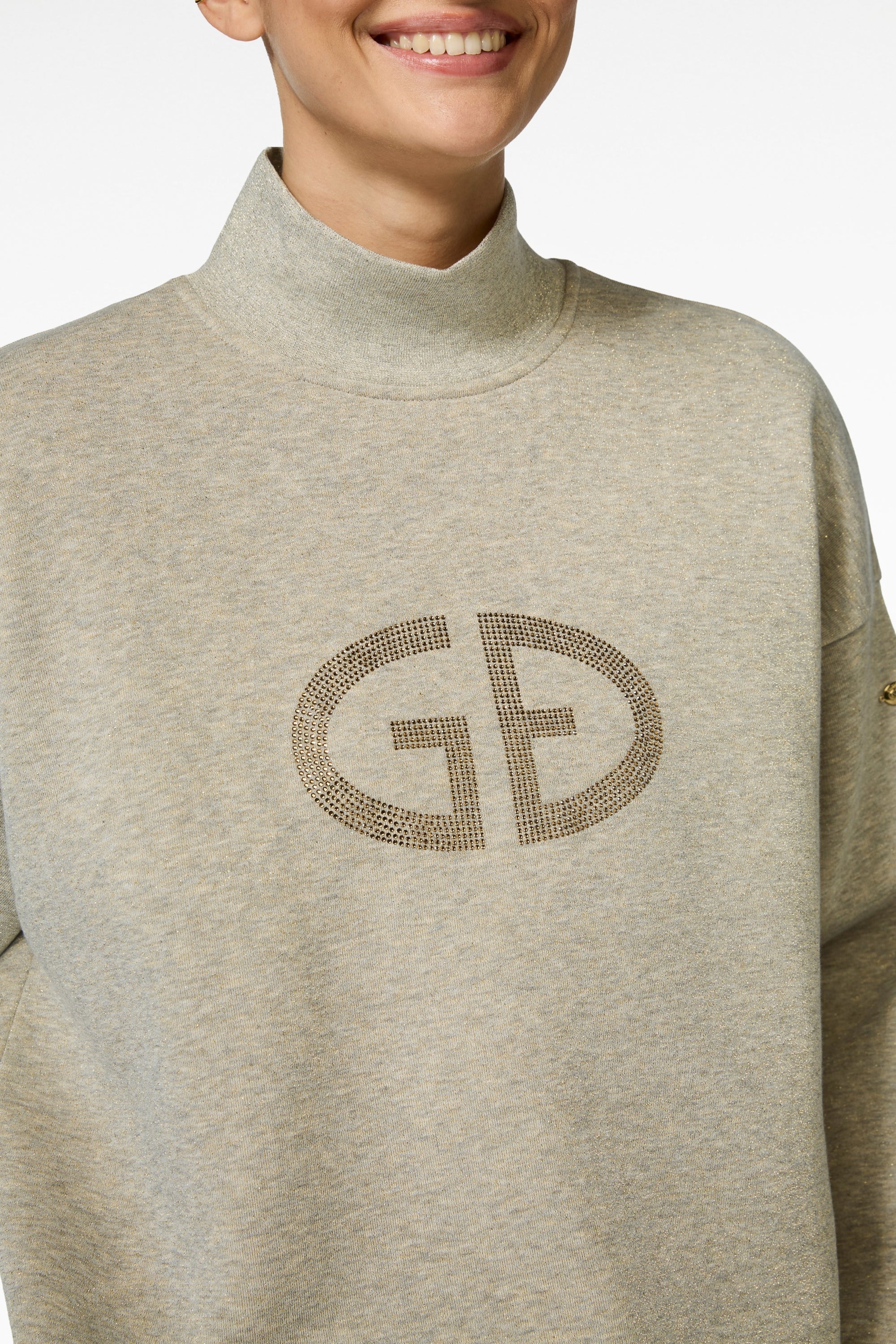 Goldbergh Damen Pullover Sizzle, Beige GRAU Bild 4