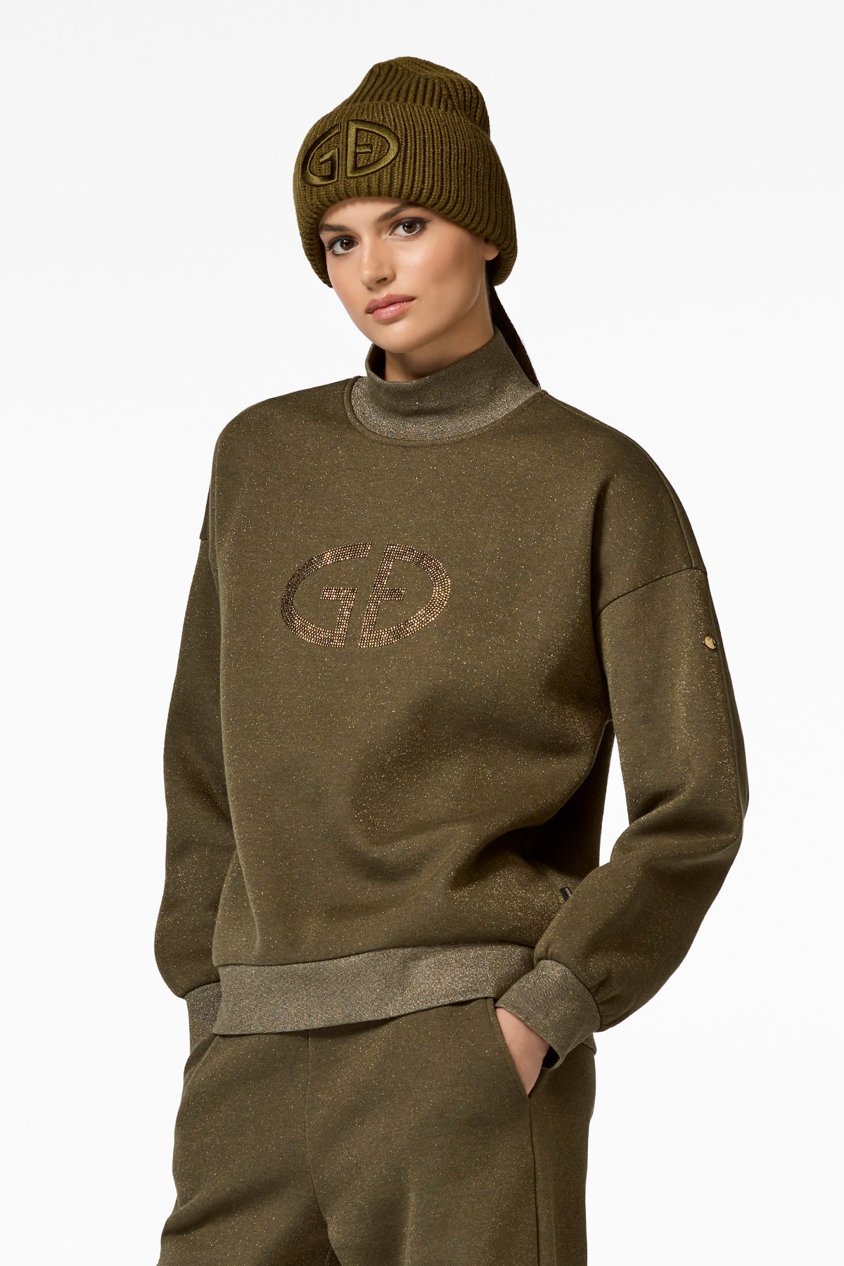 Goldbergh Damen Pullover Sizzle, Olive OLIVE Bild 2