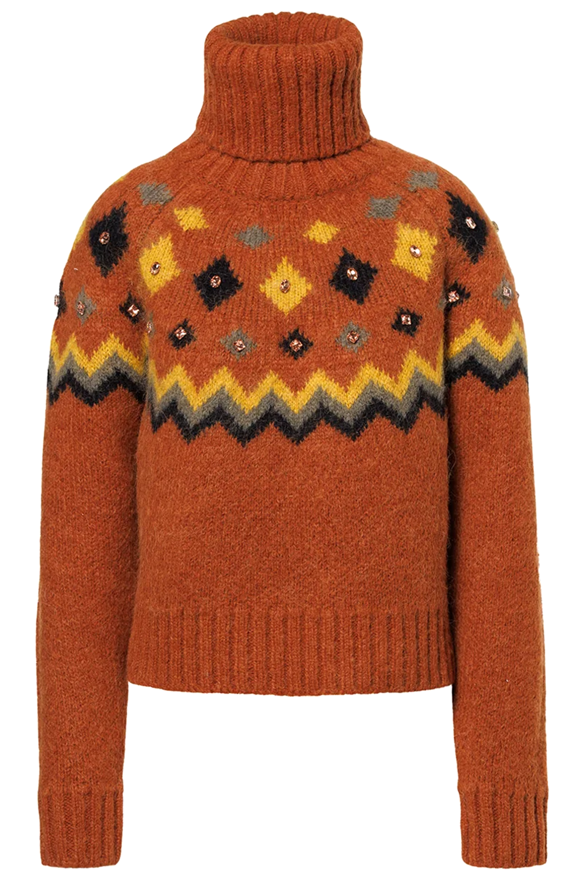Goldbergh Damen Rollkragenpullover Hanashi Deep Mocha 2423 deep mocha Bild 1