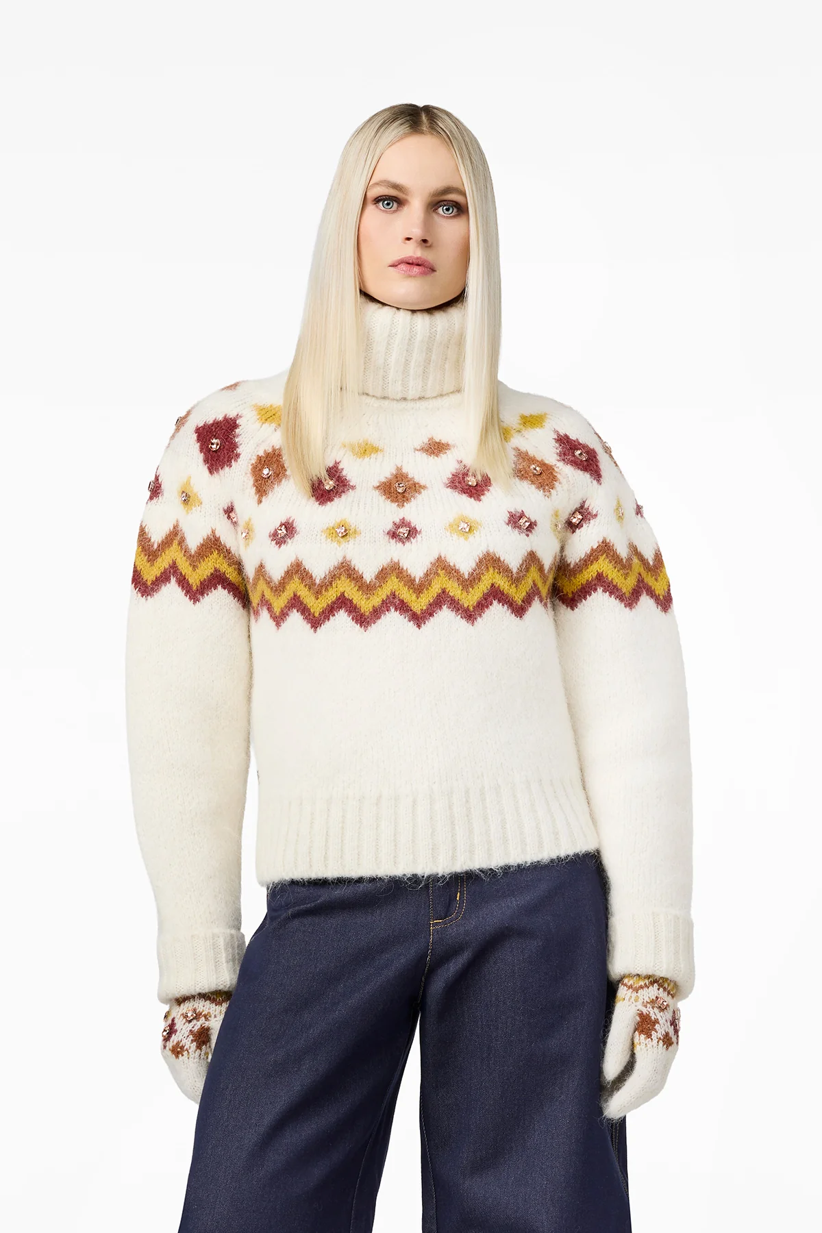 Goldbergh Damen Rollkragenpullover Hanashi Snow White 8381 snow white Bild 2
