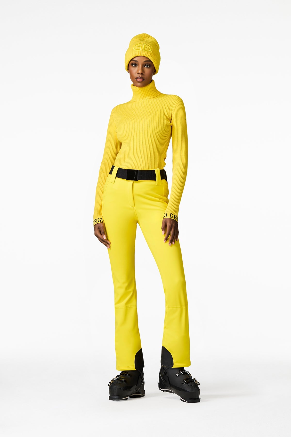 Goldbergh Damen Rollkragenpullover Mira Limone 1186 limone Bild 2