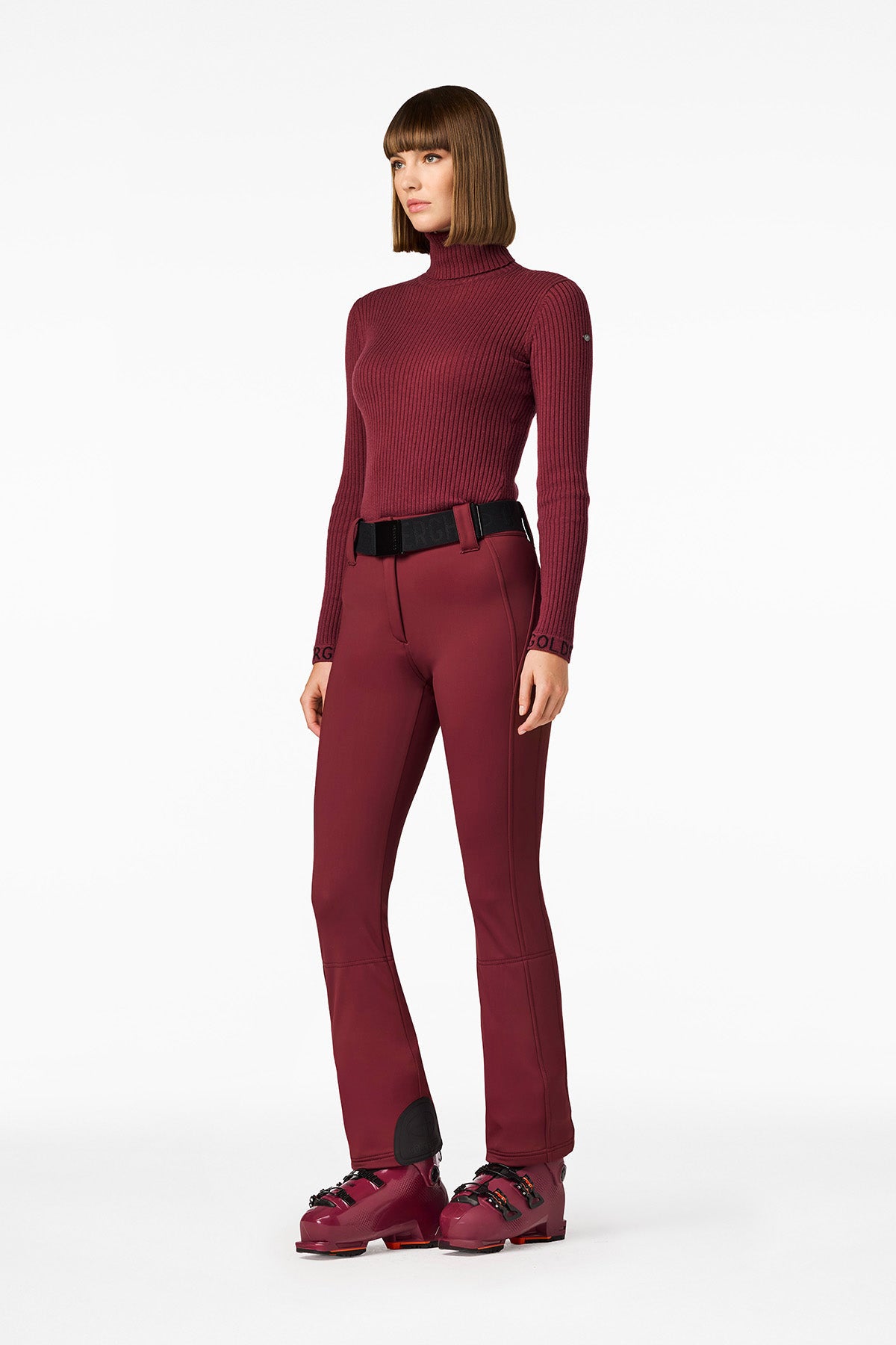 Goldbergh Damen Rollkragenpullover Mira Vino Rosso ROT Bild 2