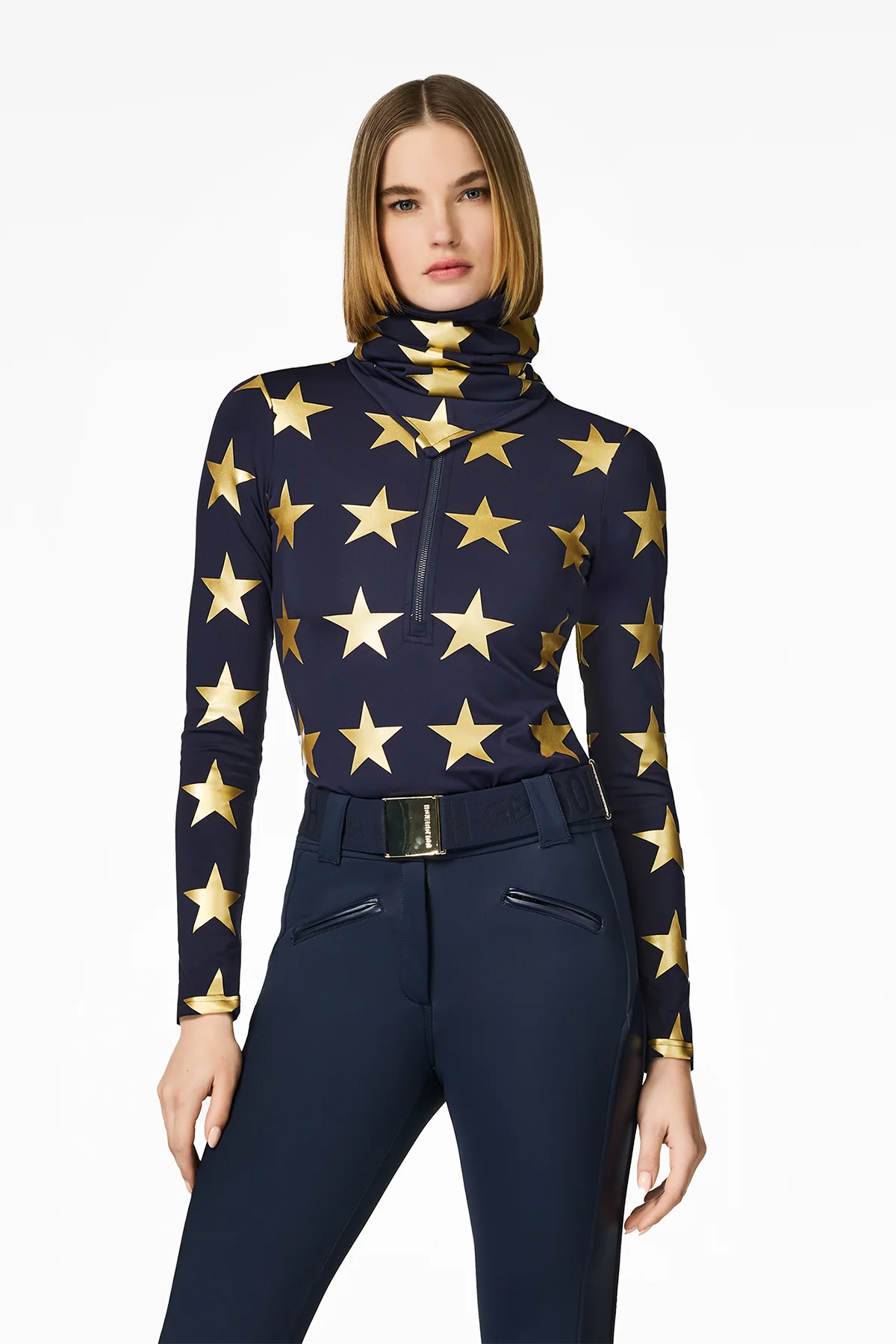 Goldbergh Damen Ski-Pulli Lunaria French Blue MARINE-BLAU Bild 3