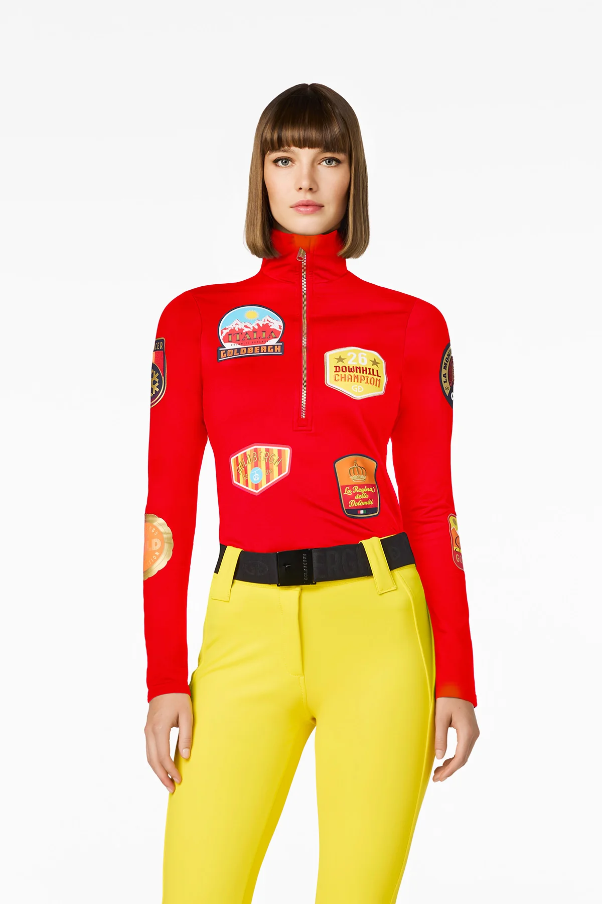 Goldbergh Damen Ski-Pulli Triumph Flame ROT Bild 3