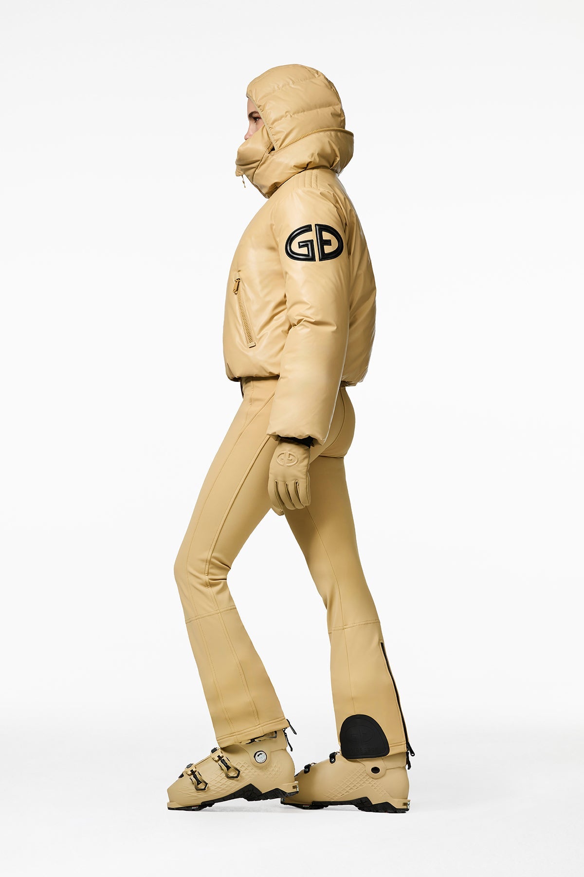 Goldbergh Damen Skijacke Nero Caramello BEIGE Bild 4