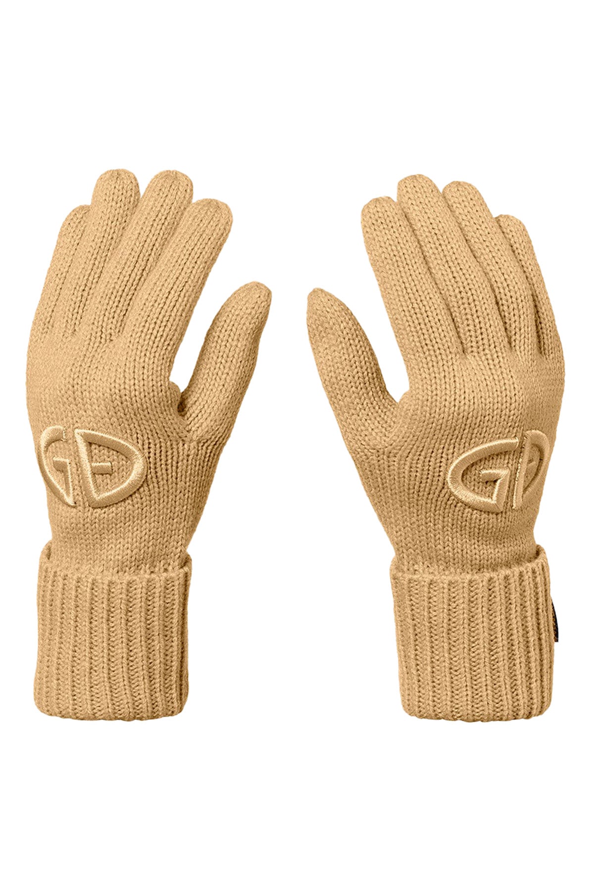 Goldbergh Damen Strickhandschuhe Vanity Caramello BEIGE Bild 1