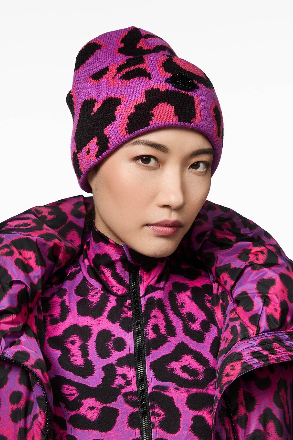 Goldbergh Damen Strickmütze Shayna Jaguar Carnivale PINK Bild 2