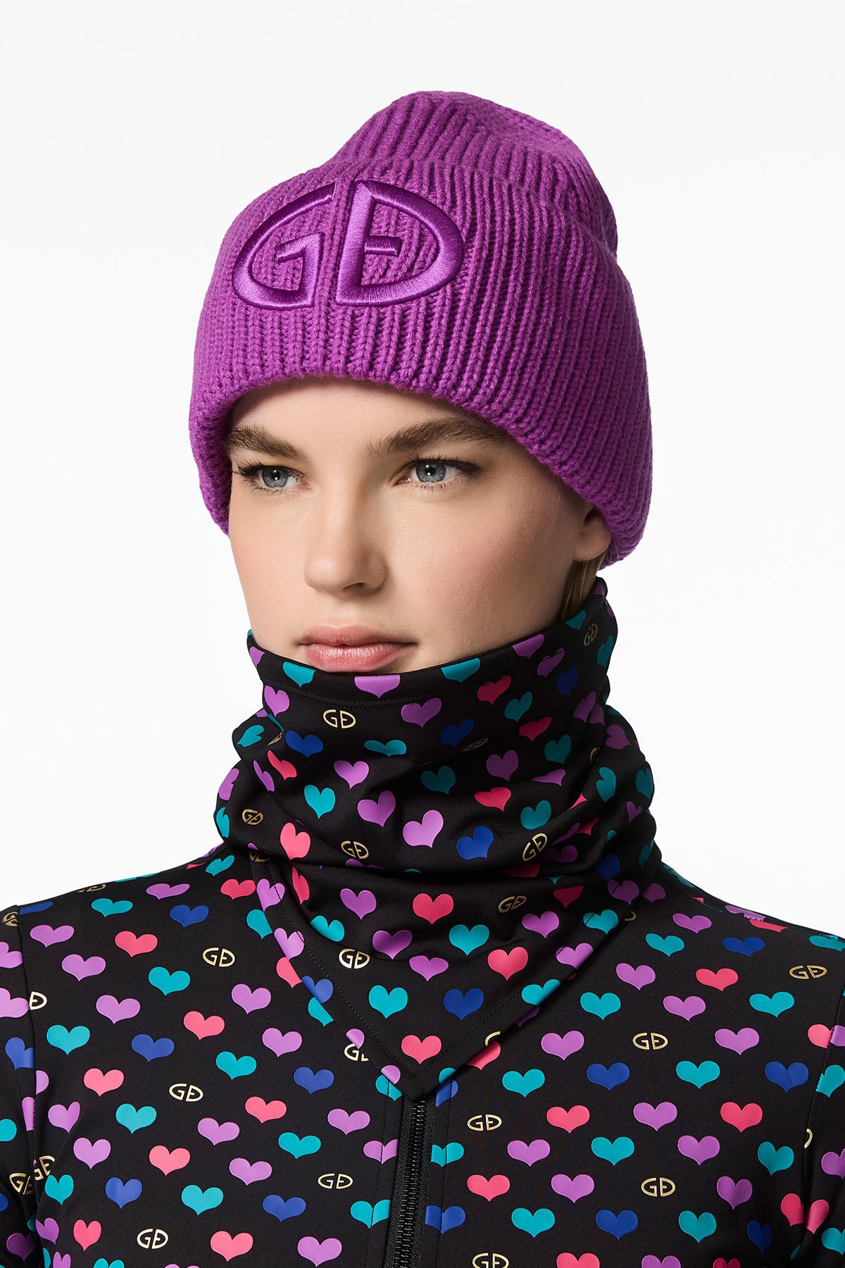 Goldbergh Damen Strickmütze Valerie Viola LILA Bild 2