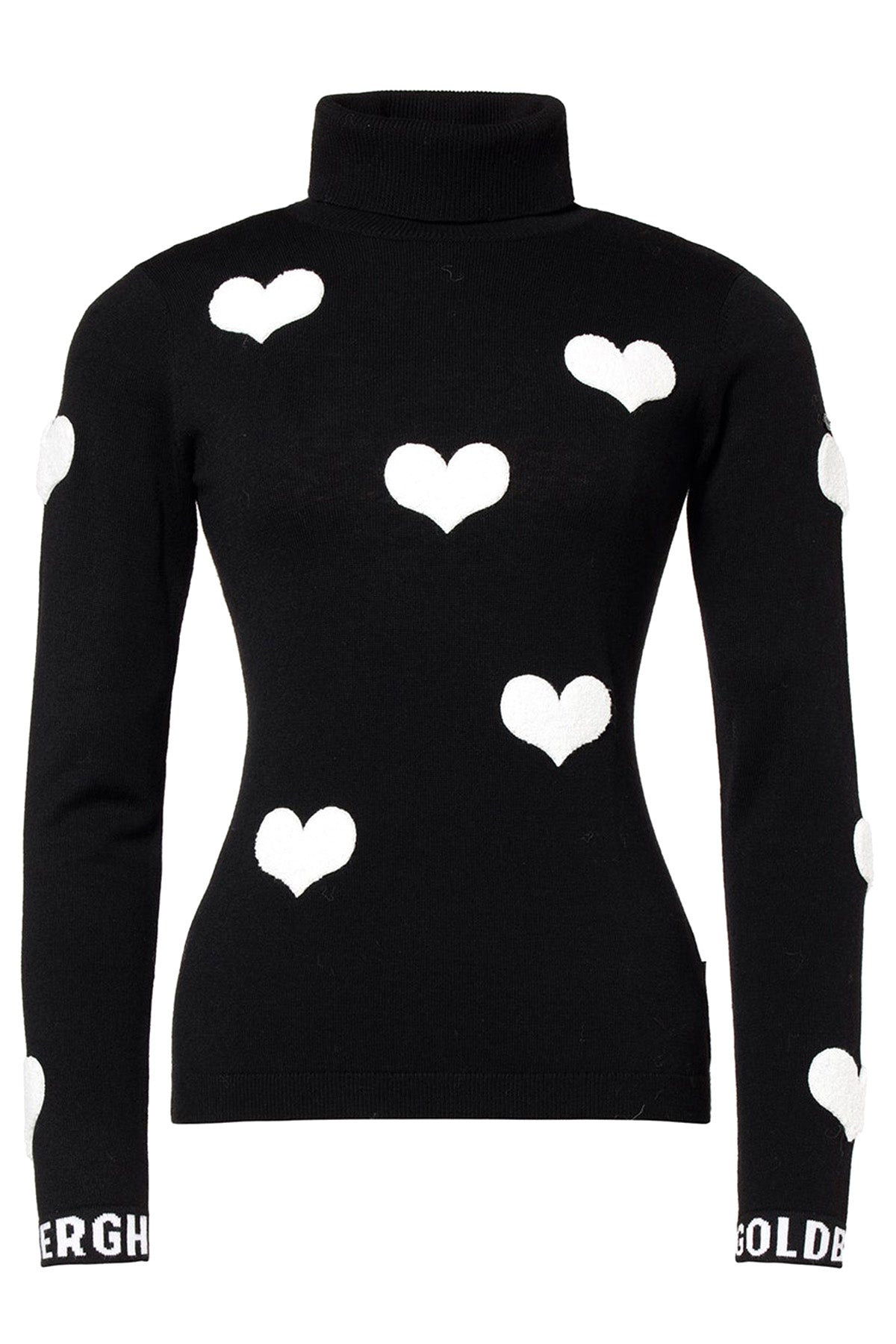 Goldbergh Damen Strickpullover Bacio Schwarz/Weiss SCHWARZ Bild 1