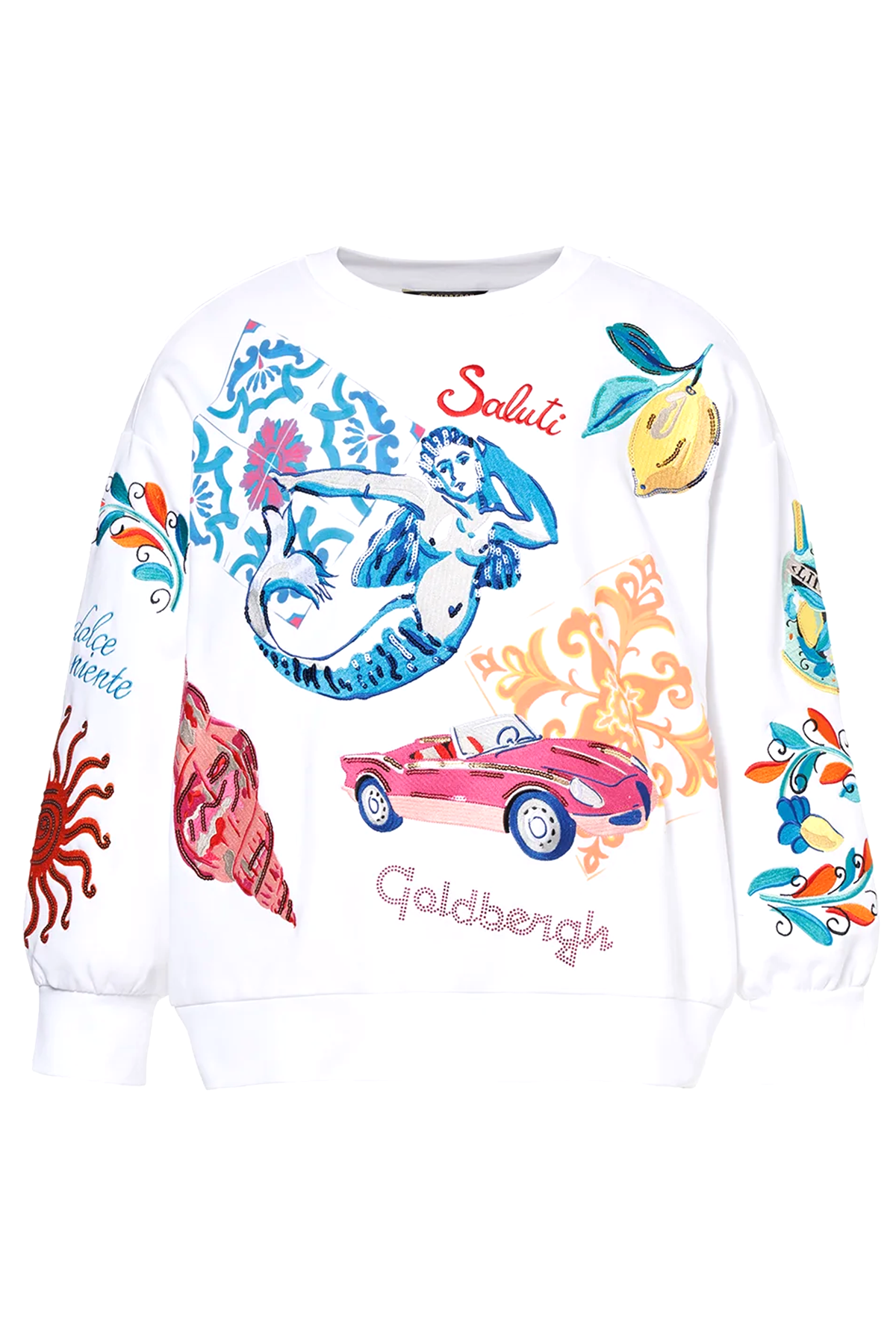 Goldbergh Damen Sweatshirt Seraphina Weiss WEISS Bild 1