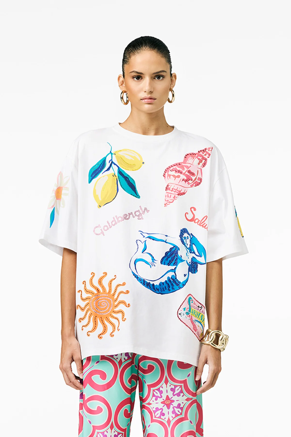 Goldbergh Damen T-Shirt Medira Weiss WEISS Bild 3